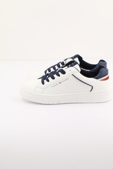 TOMMY HILFIGER LOW CUT LACE-UP en color BLANCO (1)