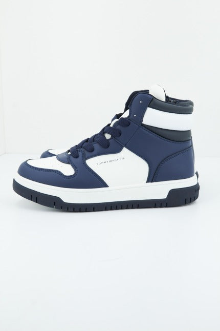 TOMMY HILFIGER PADDED FLAG HIGH TOP en color AZUL (2)