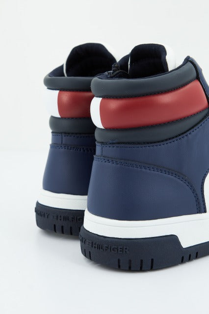 TOMMY HILFIGER PADDED FLAG HIGH TOP en color AZUL (3)
