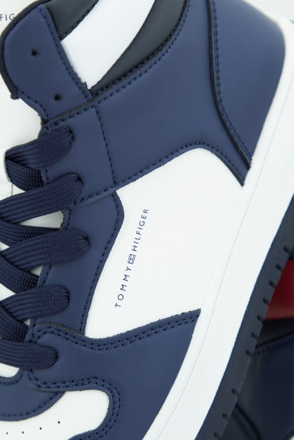 TOMMY HILFIGER PADDED FLAG HIGH TOP en color AZUL (4)