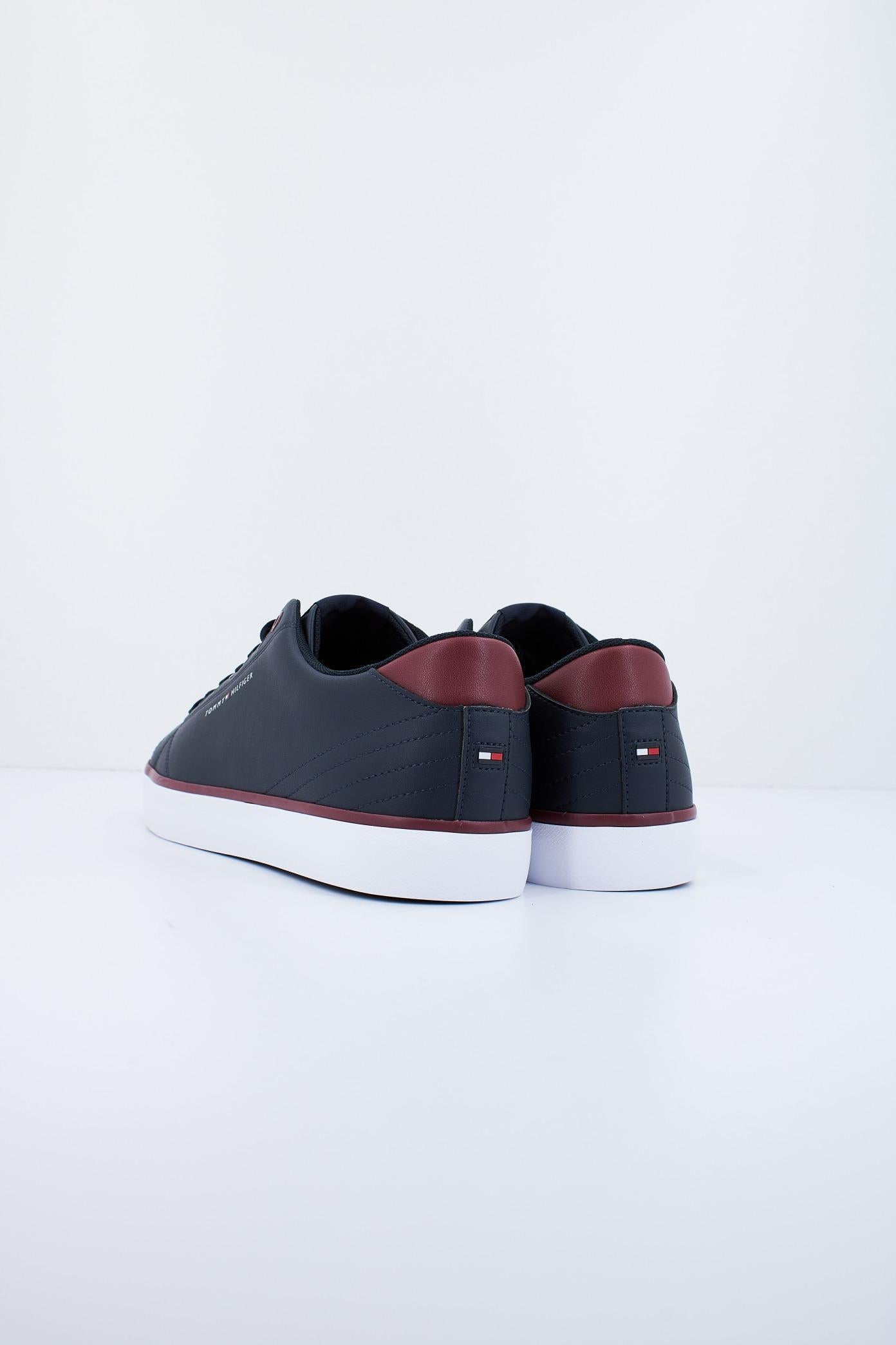 TOMMY HILFIGER TH HI VULC CORE LOW LEATHER ESS en color AZUL (3)