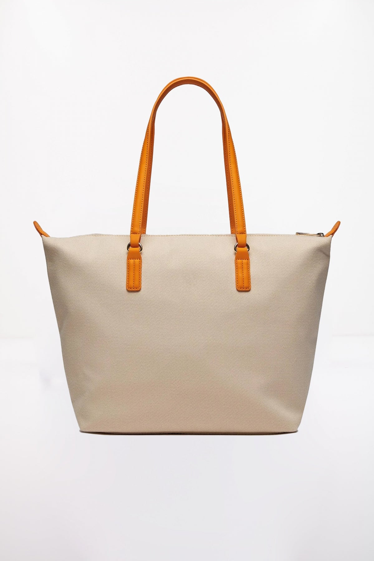 TOMMY HILFIGER POPPY CANVAS TOTE en color MARRON CLARO (3)