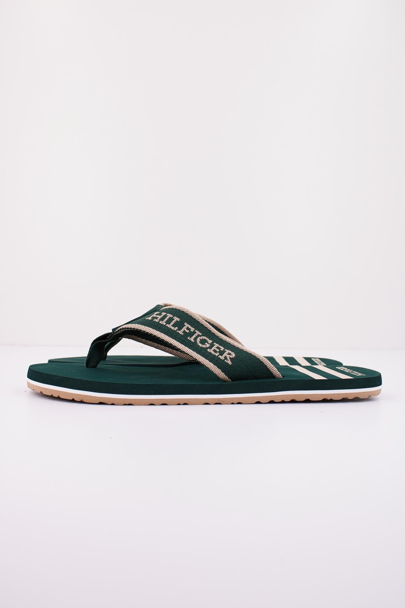 TOMMY HILFIGER SPORTY HILFIGER BEACH SANDAL en color VERDE (1)