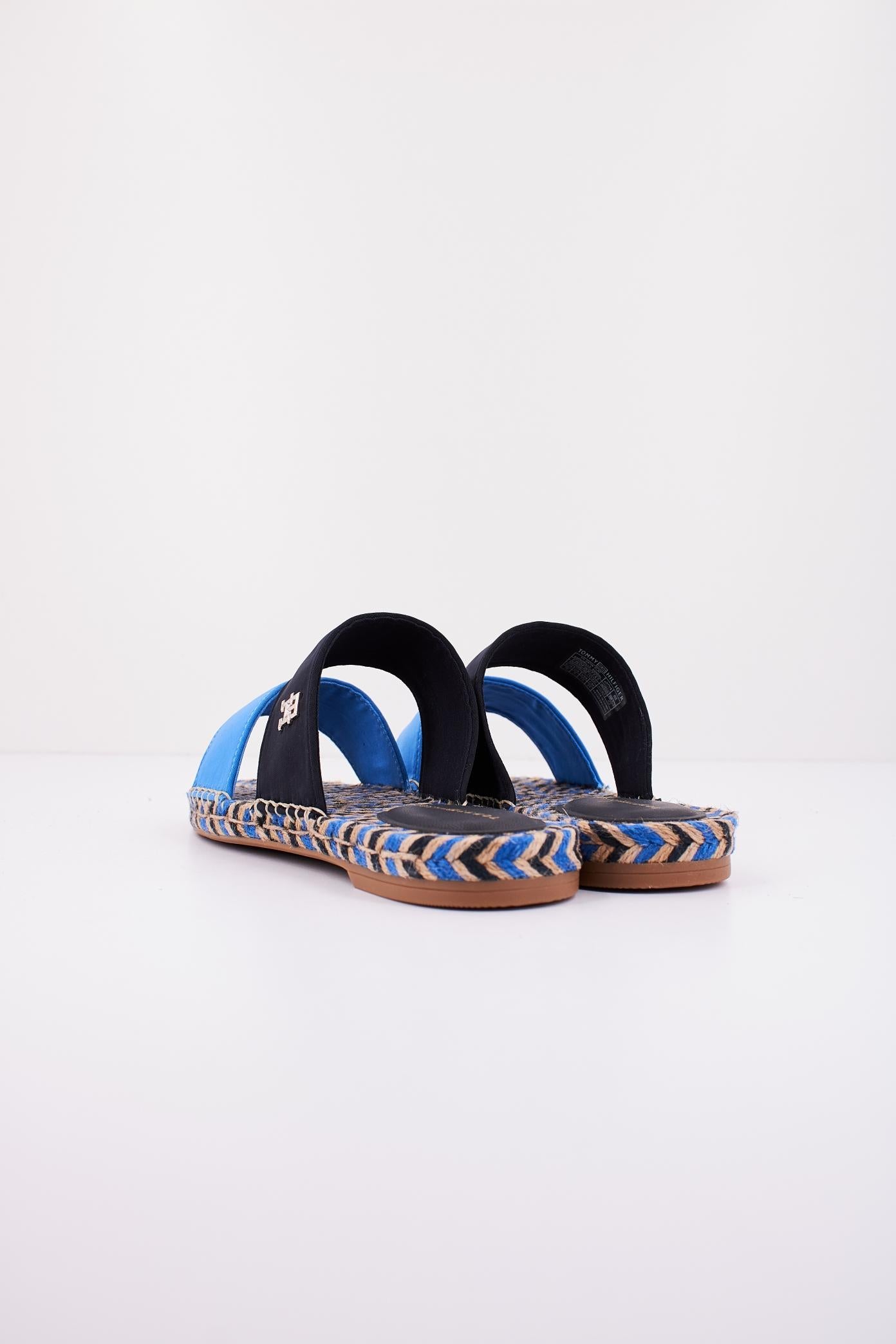 TOMMY HILFIGER TH SATIN FLAT ESPADRILLE en color AZUL (3)