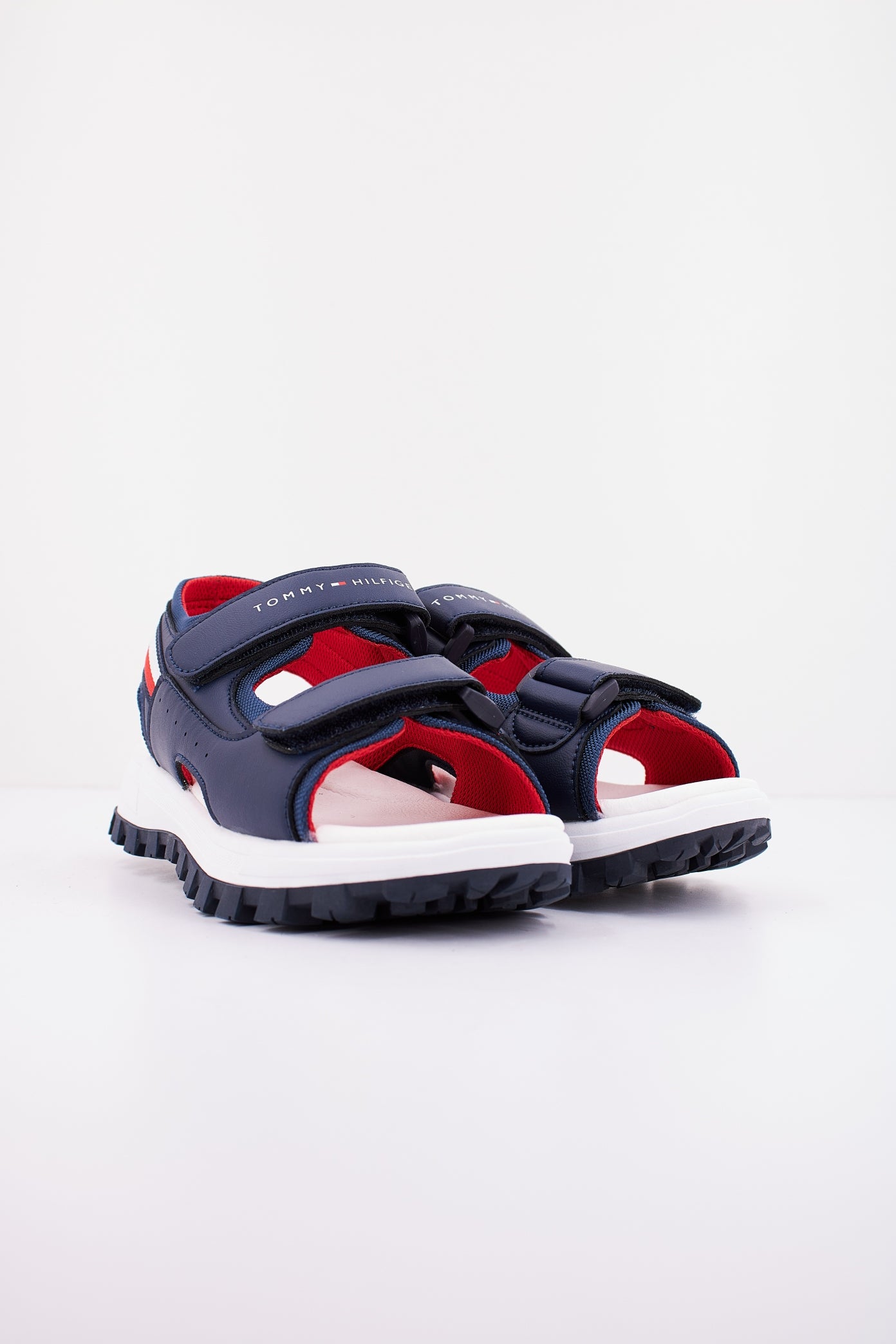 TOMMY HILFIGER SANDALO STRIPES VELCRO en color AZUL (2)