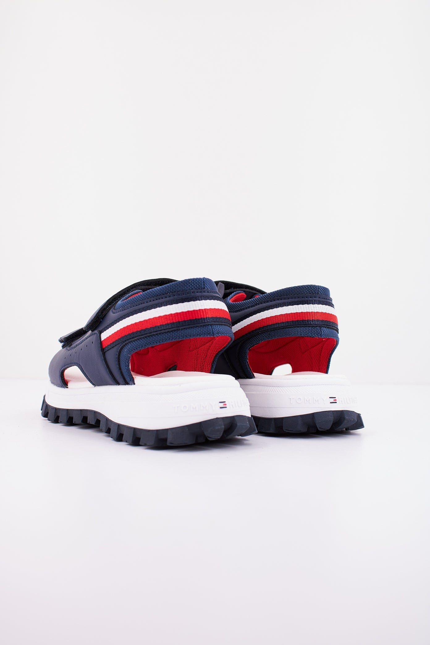 TOMMY HILFIGER SANDALO STRIPES VELCRO en color AZUL (3)