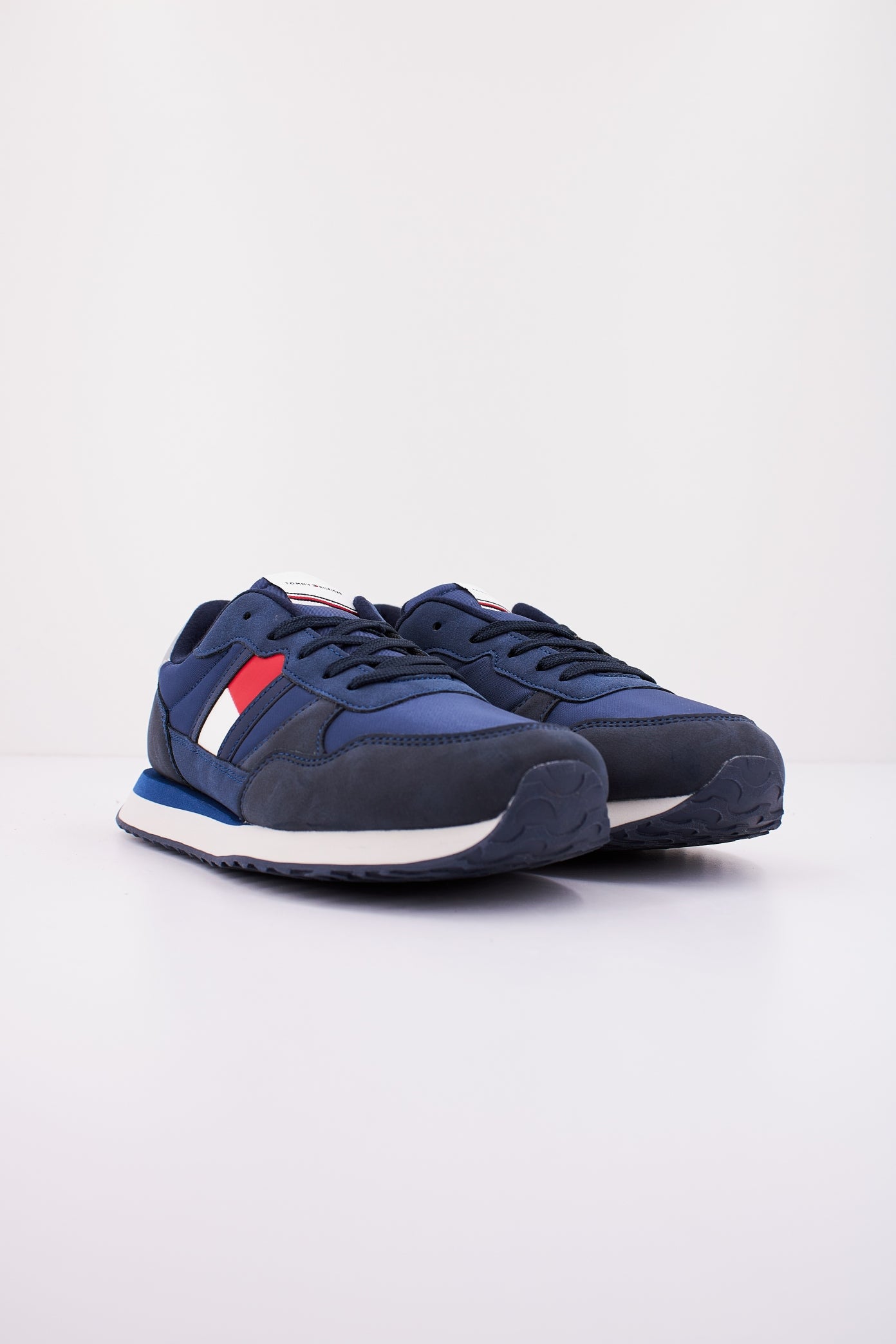 TOMMY HILFIGER SNEAKER FLAG BASSA ALLAC en color AZUL (2)