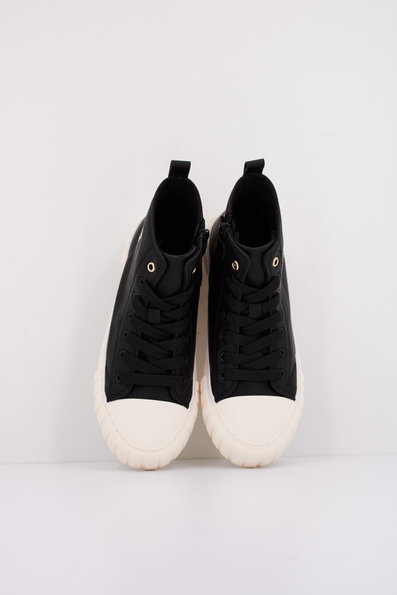 TOMMY HILFIGER HIGH TOP LACE-UP SNEAKER en color NEGRO (3)