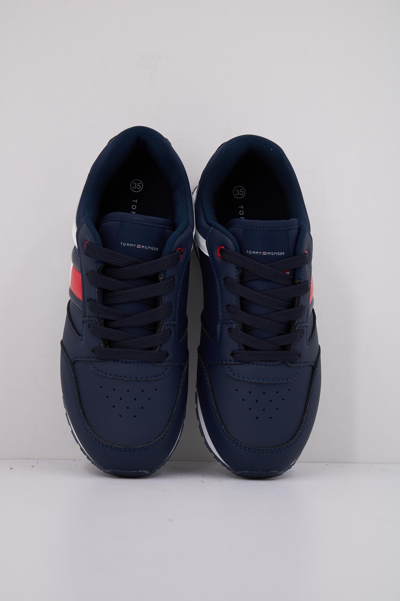 TOMMY HILFIGER LOW CUT LACE-UP en color AZUL (3)
