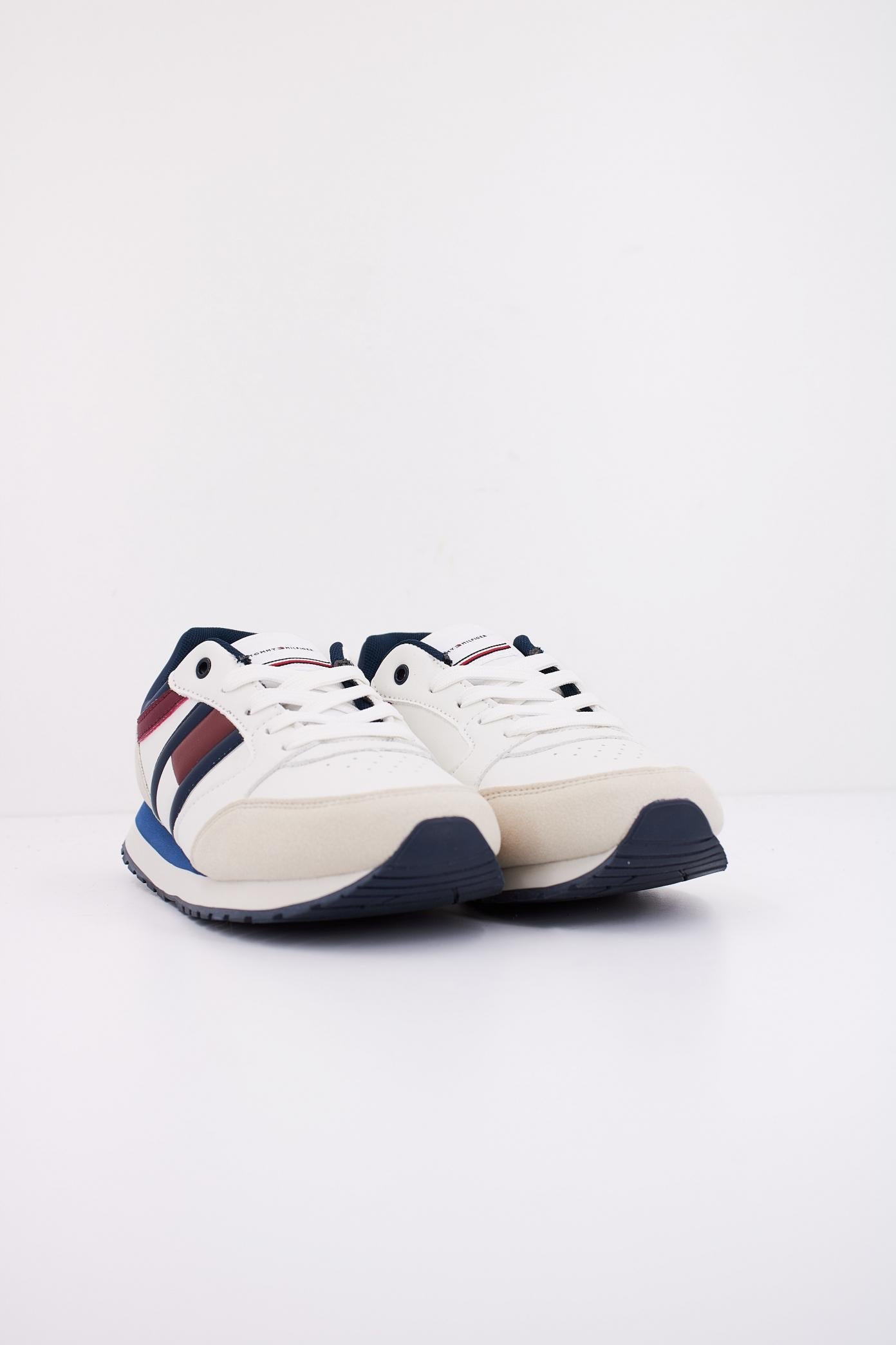 TOMMY HILFIGER FLAG LOW CUT LACE-UP SNE en color AZUL (2)