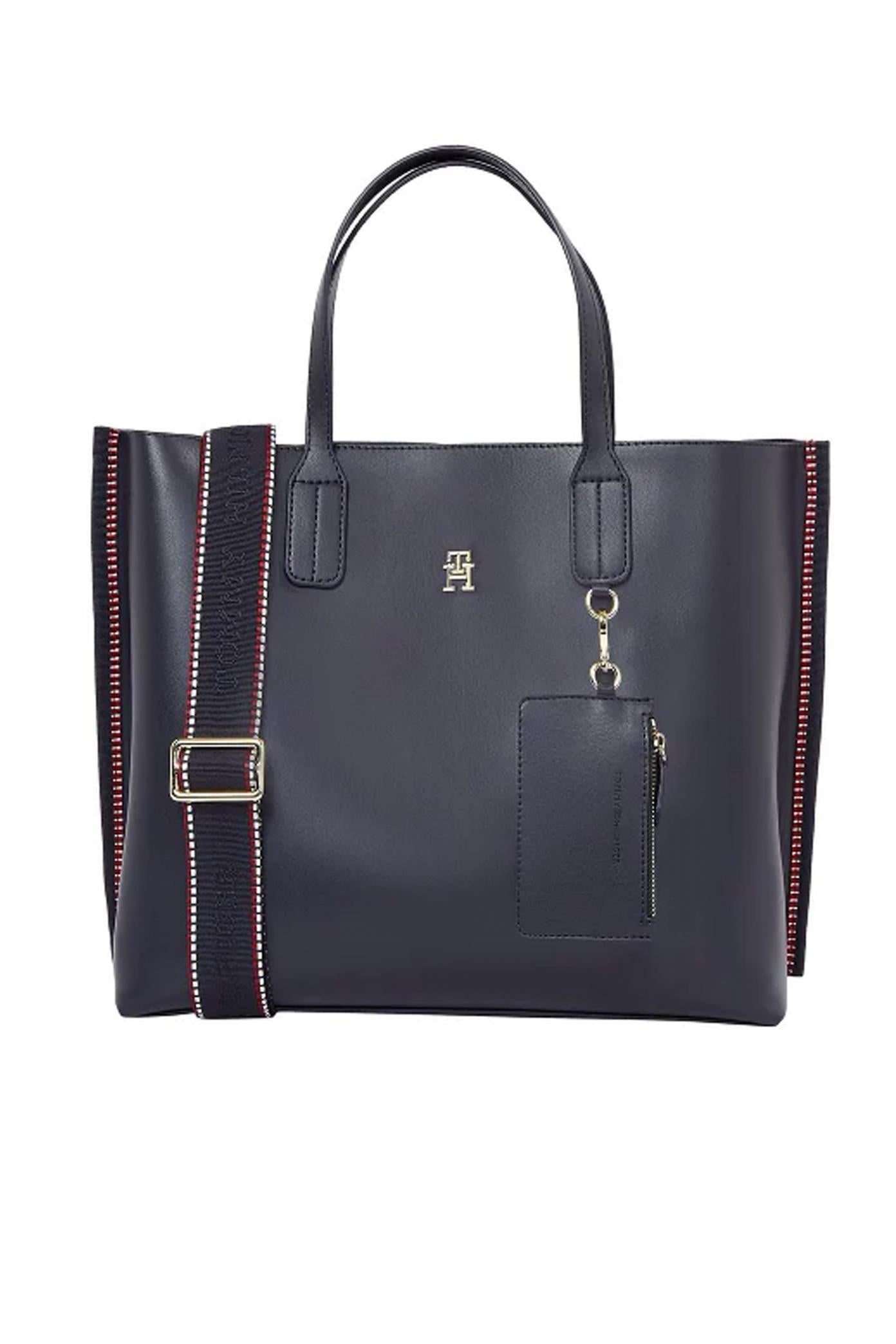 TOMMY HILFIGER TH DISTINCT SATCHEL CORP en color AZUL (1)