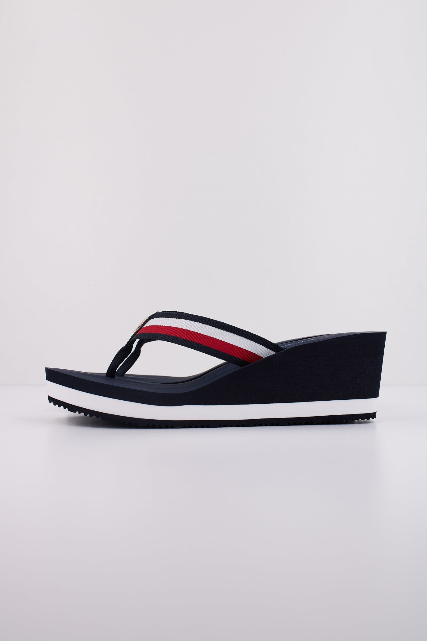 TOMMY HILFIGER CORP MID WEDGE BEACH SAN en color AZUL (1)