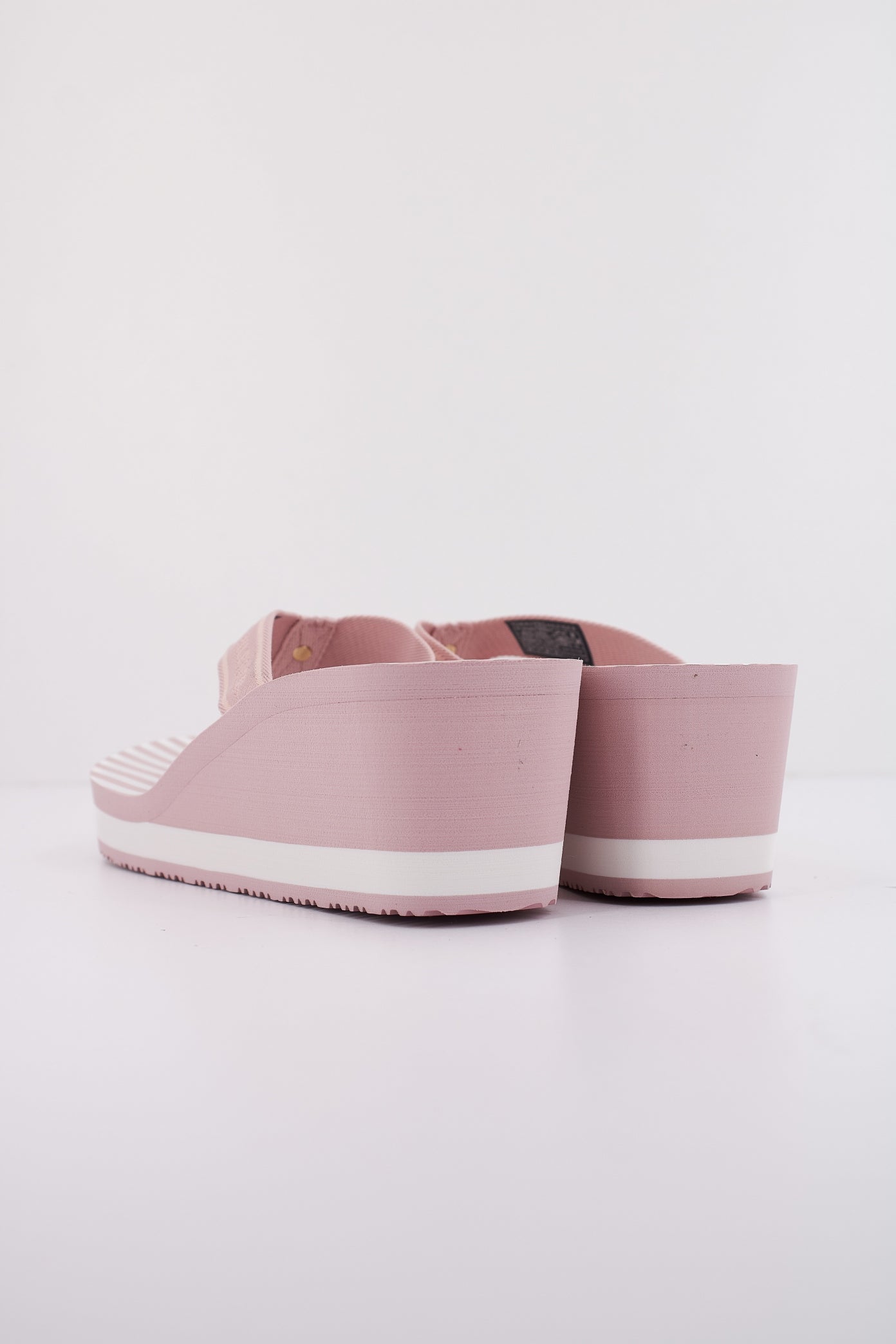 TOMMY HILFIGER STRIPIES WEDGE BEACH SAN en color ROSA (4)