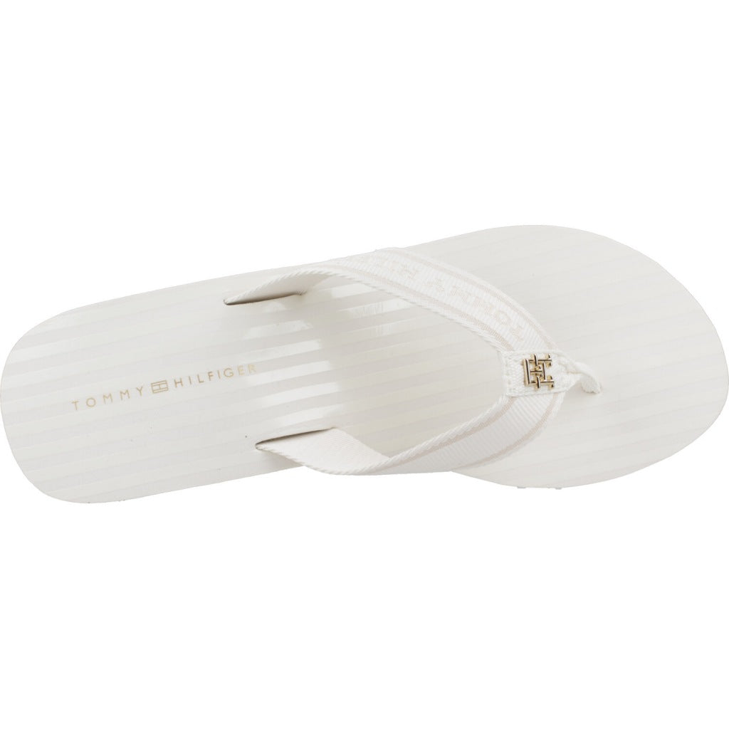 TOMMY HILFIGER STRIPIES WEDGE BEACH SAN en color BLANCO (7)