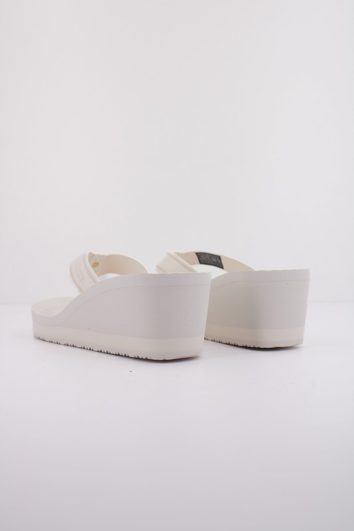 TOMMY HILFIGER STRIPIES WEDGE BEACH SAN en color BLANCO (4)
