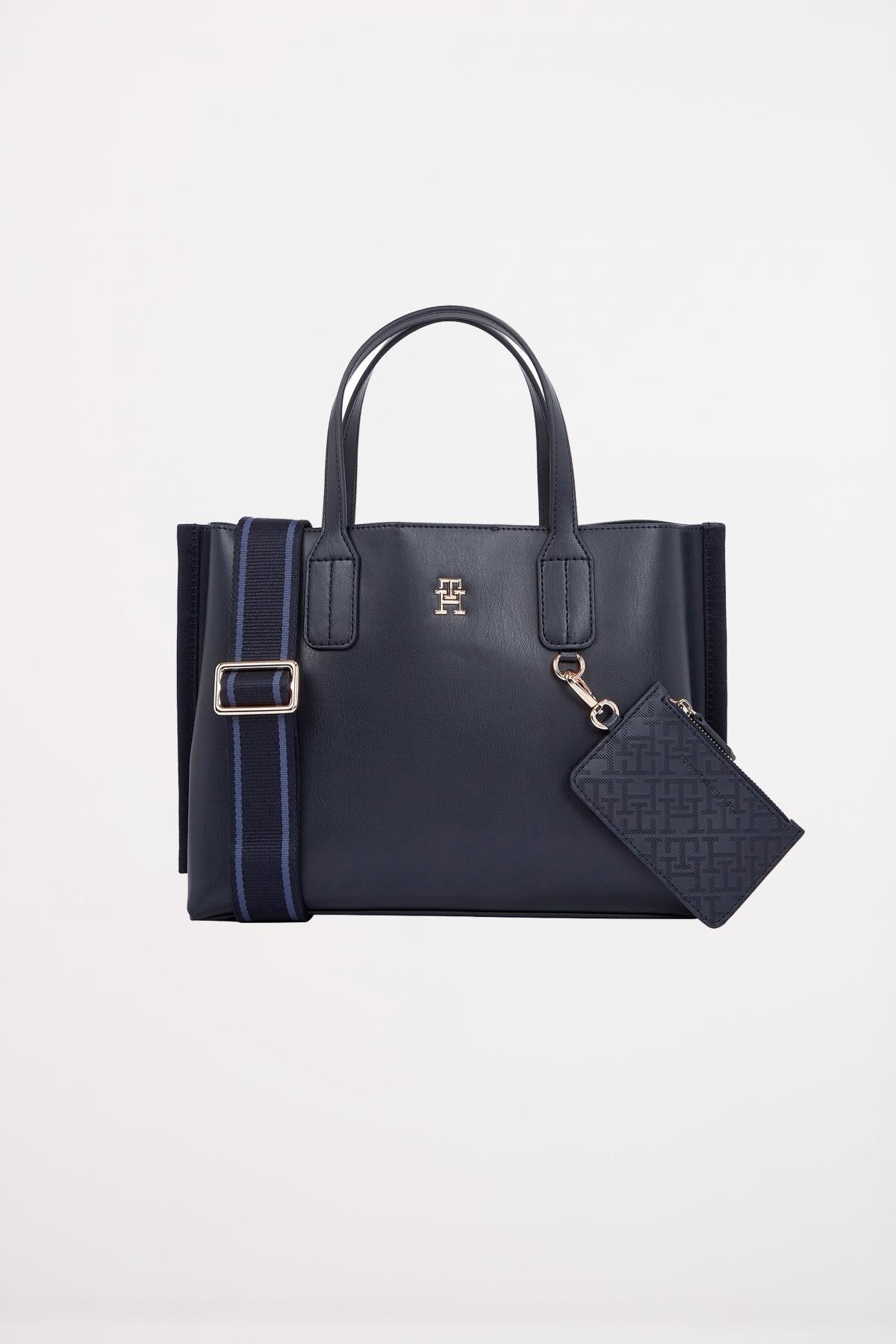 TOMMY HILFIGER DISTINCT MINI TOTE en color AZUL (1)