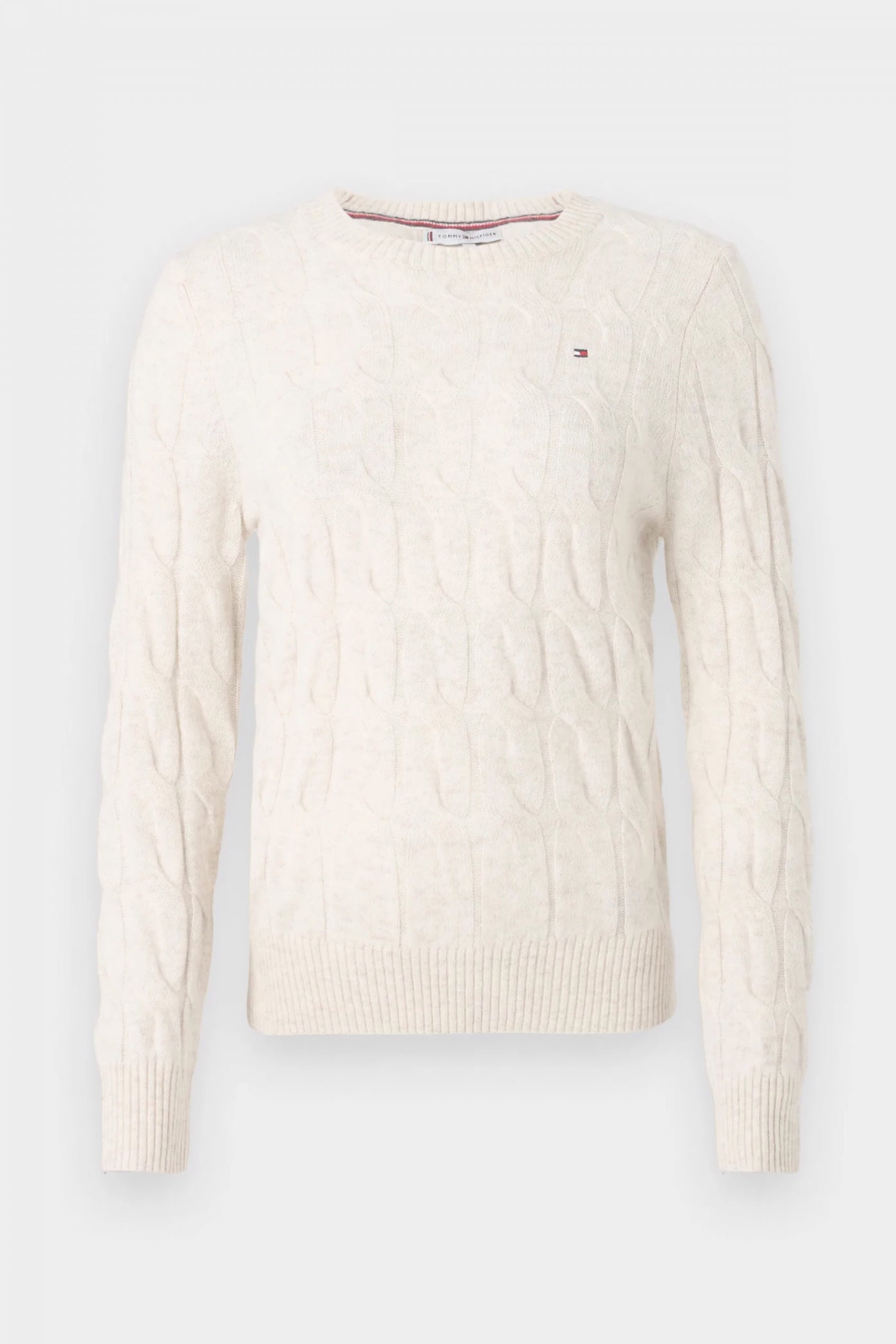 TOMMY HILFIGER CO CABLE C-NK LS SWEATER en color BLANCO (1)
