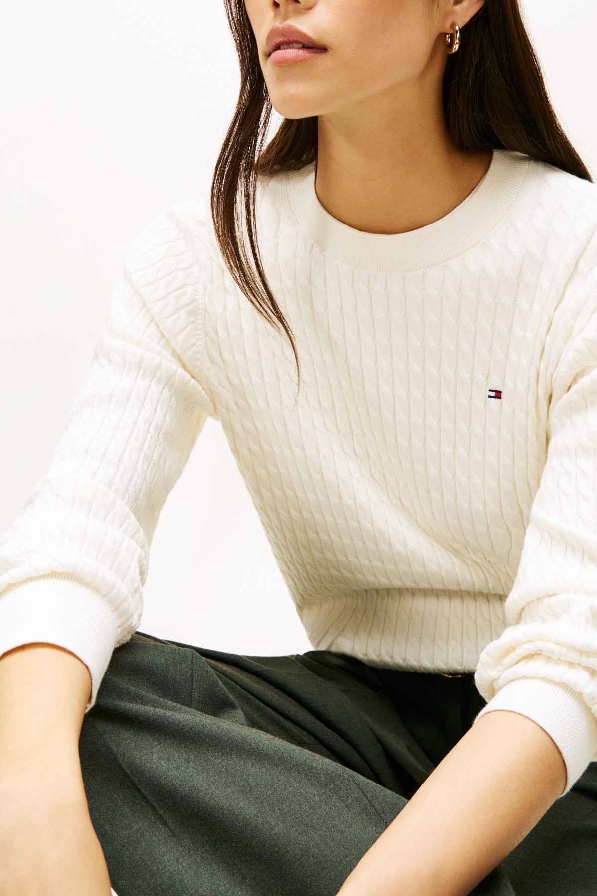 TOMMY HILFIGER WWWW COTTON CABLE FINE GG en color (5)