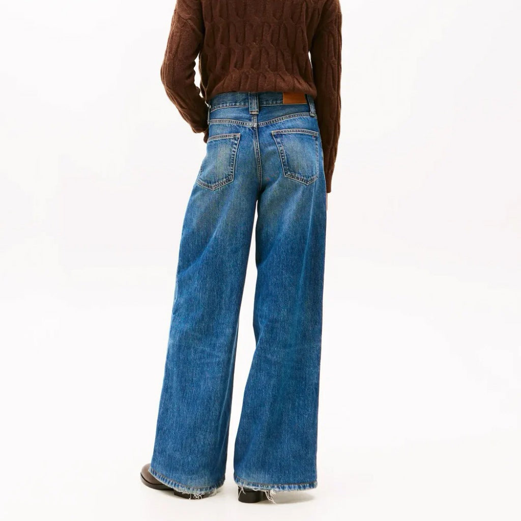 TOMMY HILFIGER DNM KRIS 's WIDE LEG H en color AZUL (6)