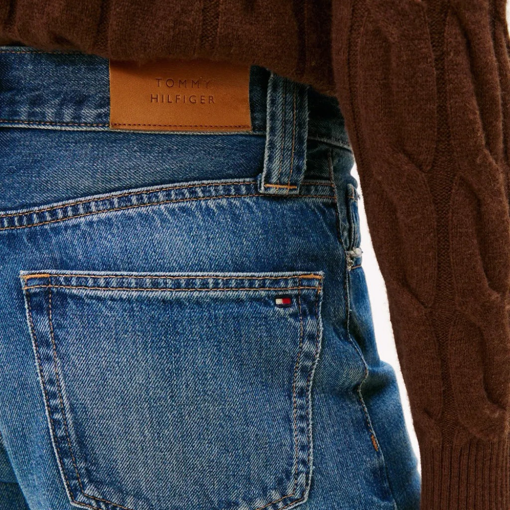 TOMMY HILFIGER DNM KRIS 's WIDE LEG H en color AZUL (7)