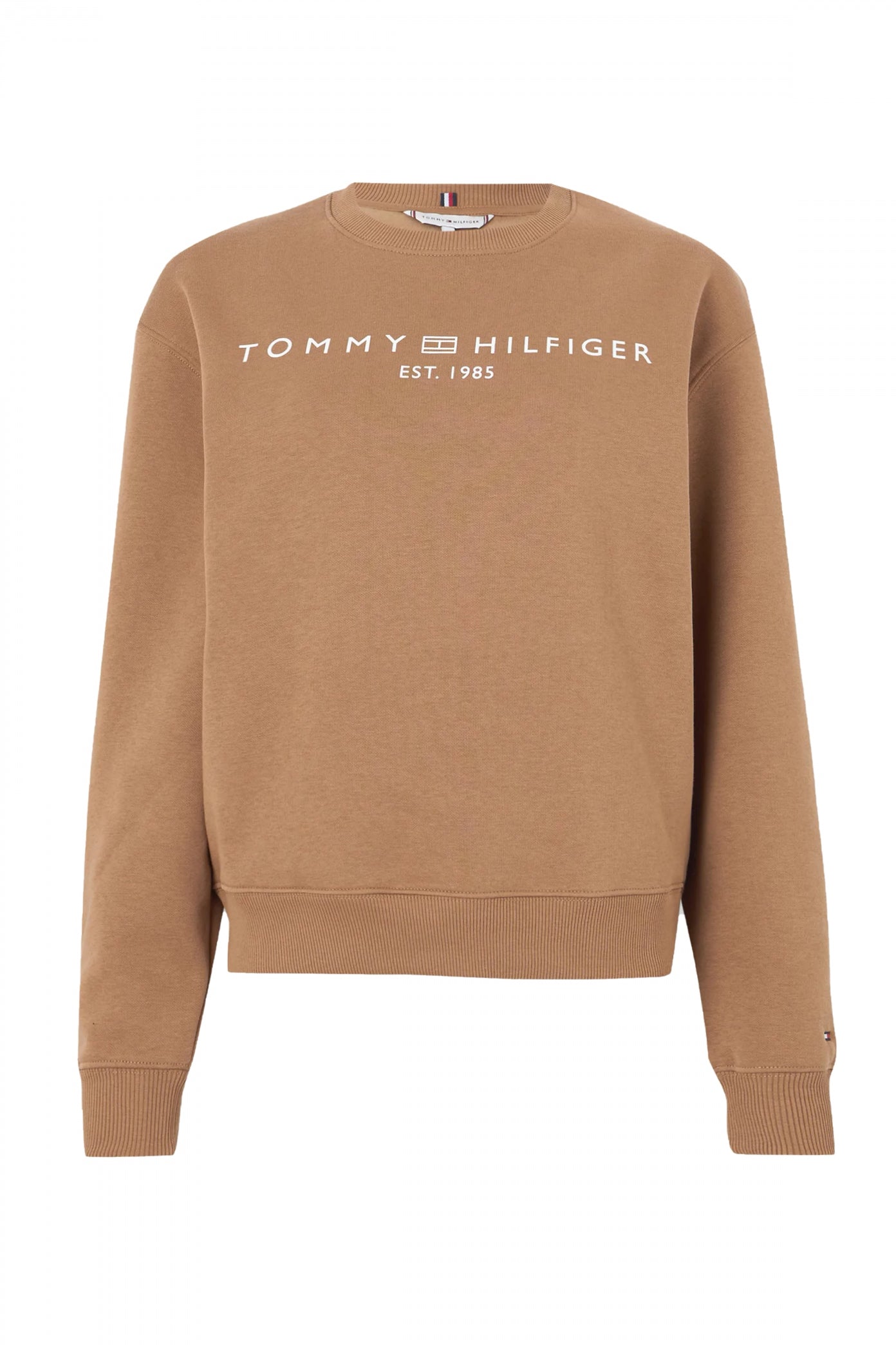 TOMMY HILFIGER MDRN REG CORP LOGO C-NK en color MARRON CLARO (2)