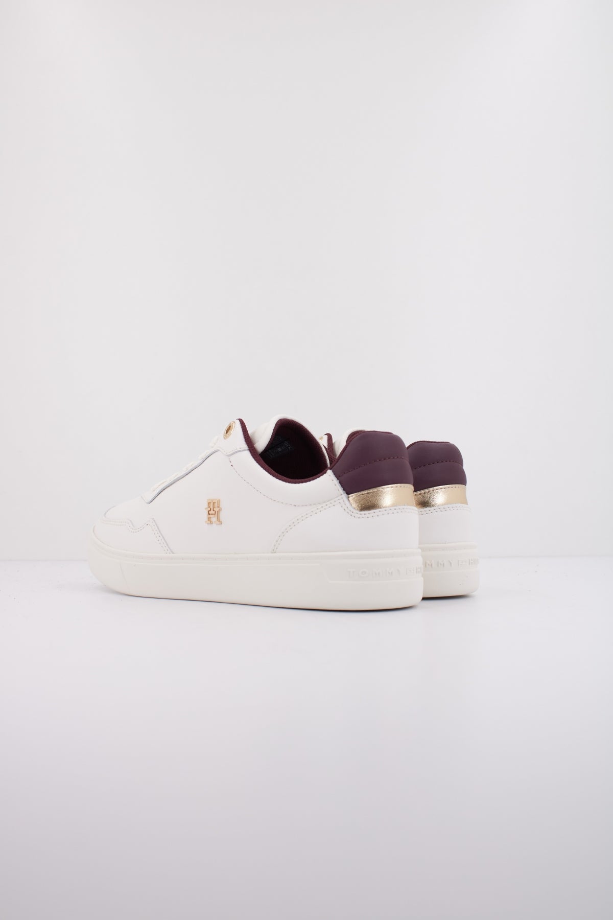 TOMMY HILFIGER ELEVATED COURT SNEAKER en color BLANCO (4)