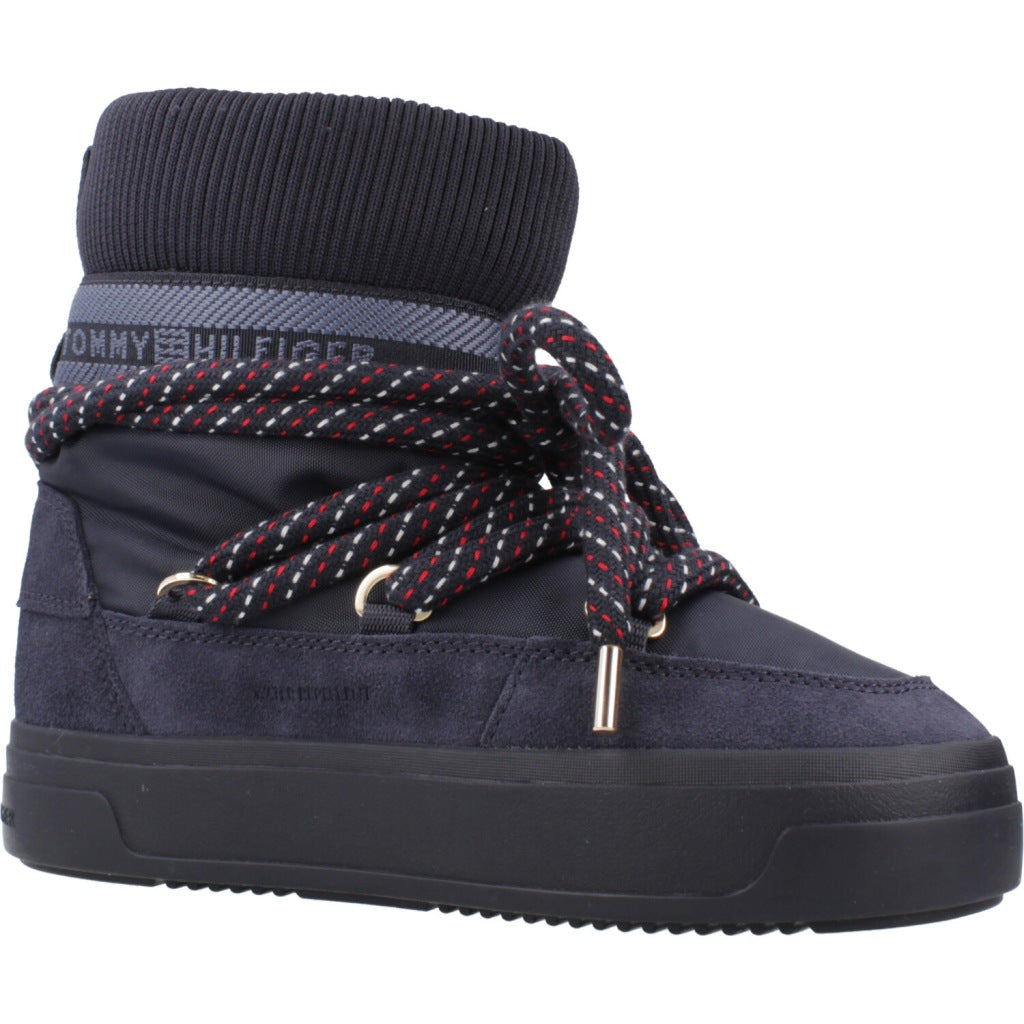 TOMMY HILFIGER TOMMYTECH RWB SNOWBOOT WARM en color AZUL (5)