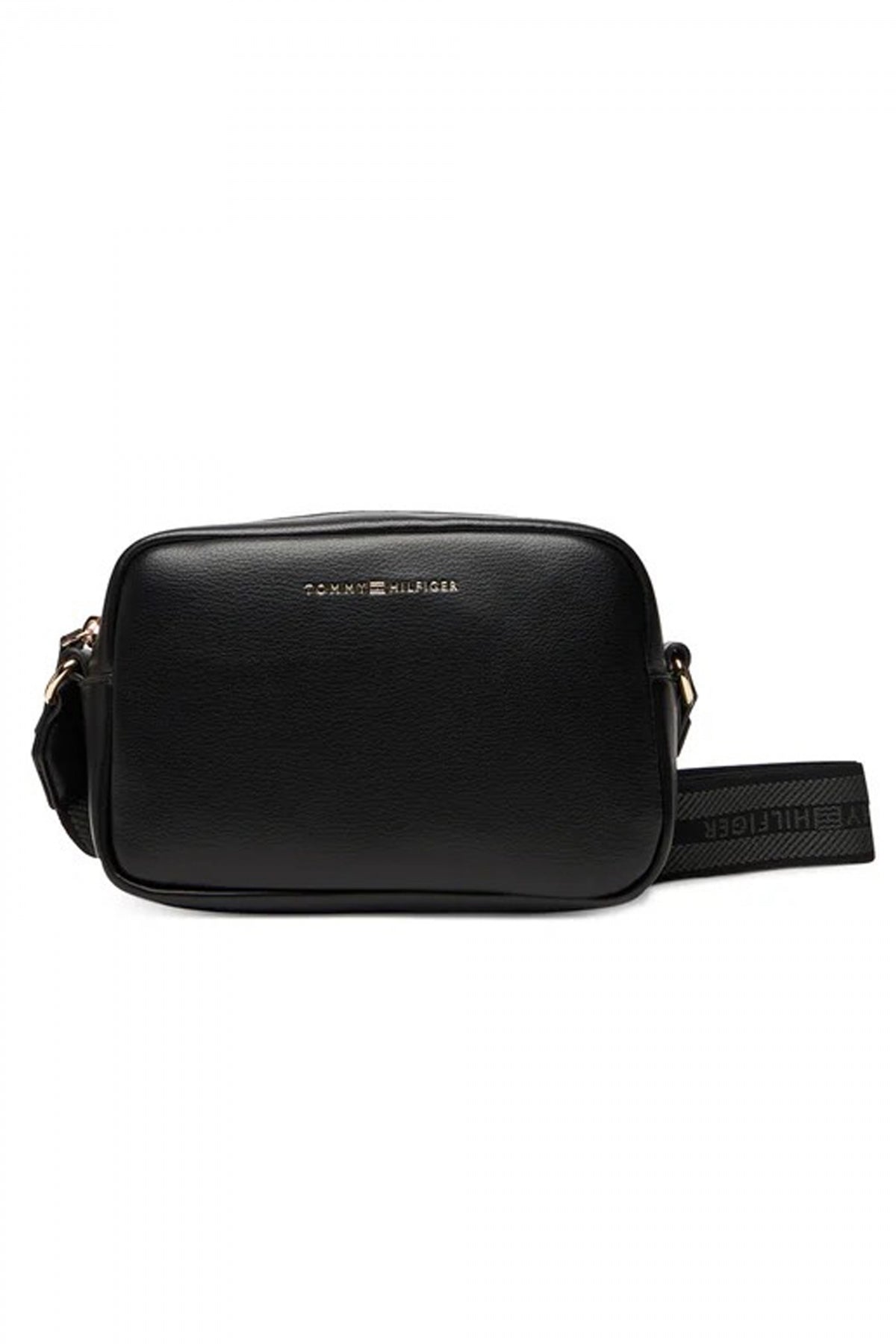 TOMMY HILFIGER TH LOGOTAPE CAMERA BAG en color NEGRO (1)