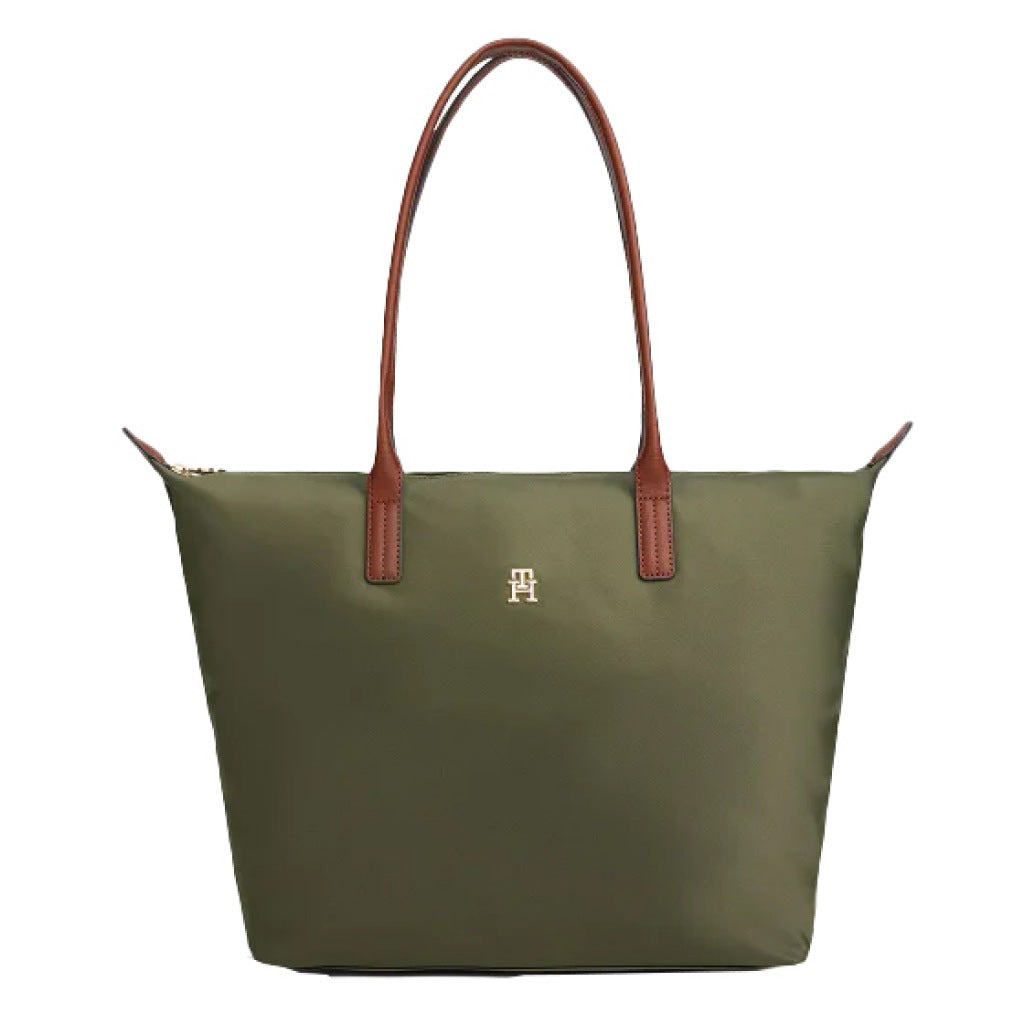 TOMMY HILFIGER POPETTE TOTE en color VERDE (4)