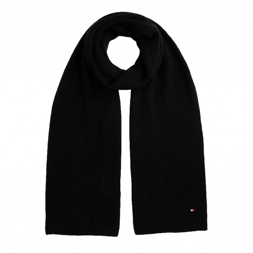 TOMMY HILFIGER TH FLAG PIMA COTTON CASH en color NEGRO (4)