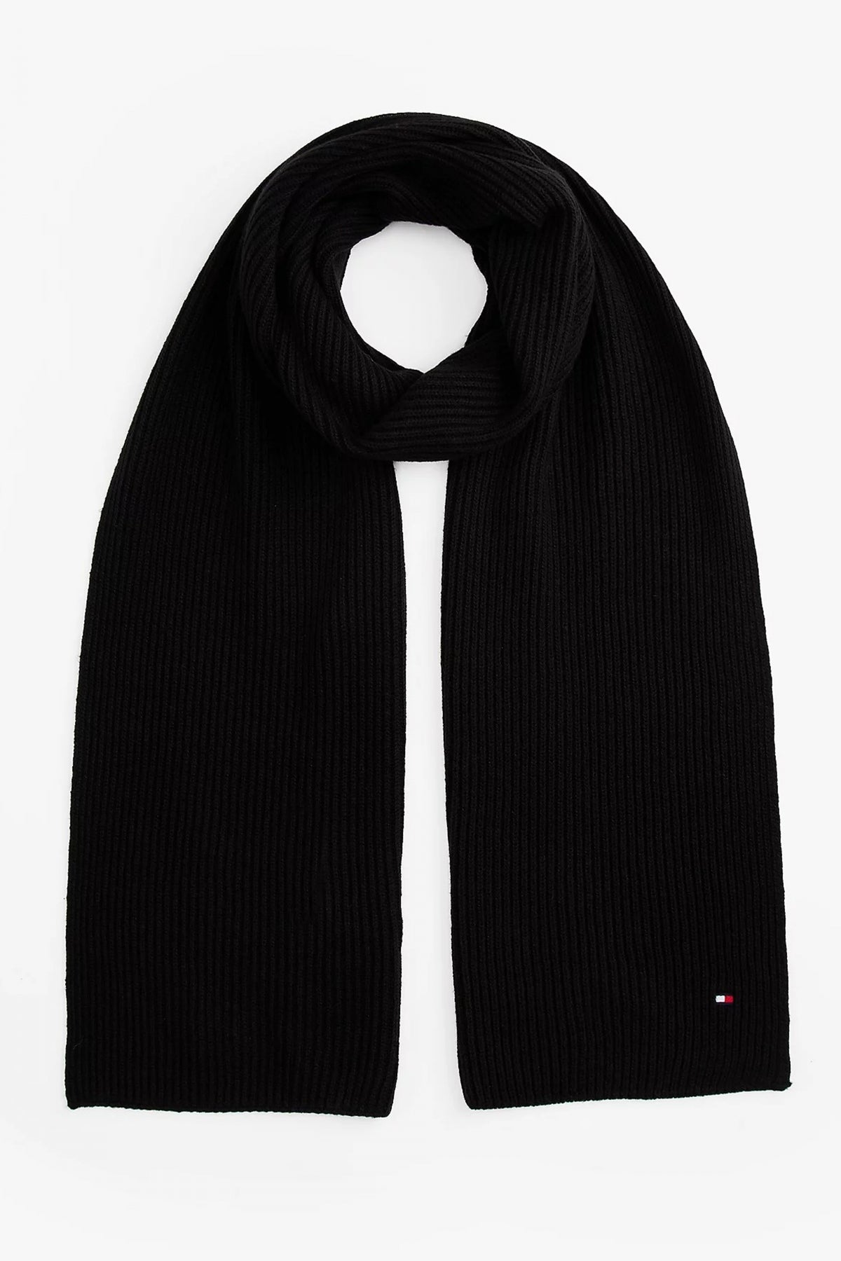 TOMMY HILFIGER TH FLAG PIMA COTTON CASH en color NEGRO (1)