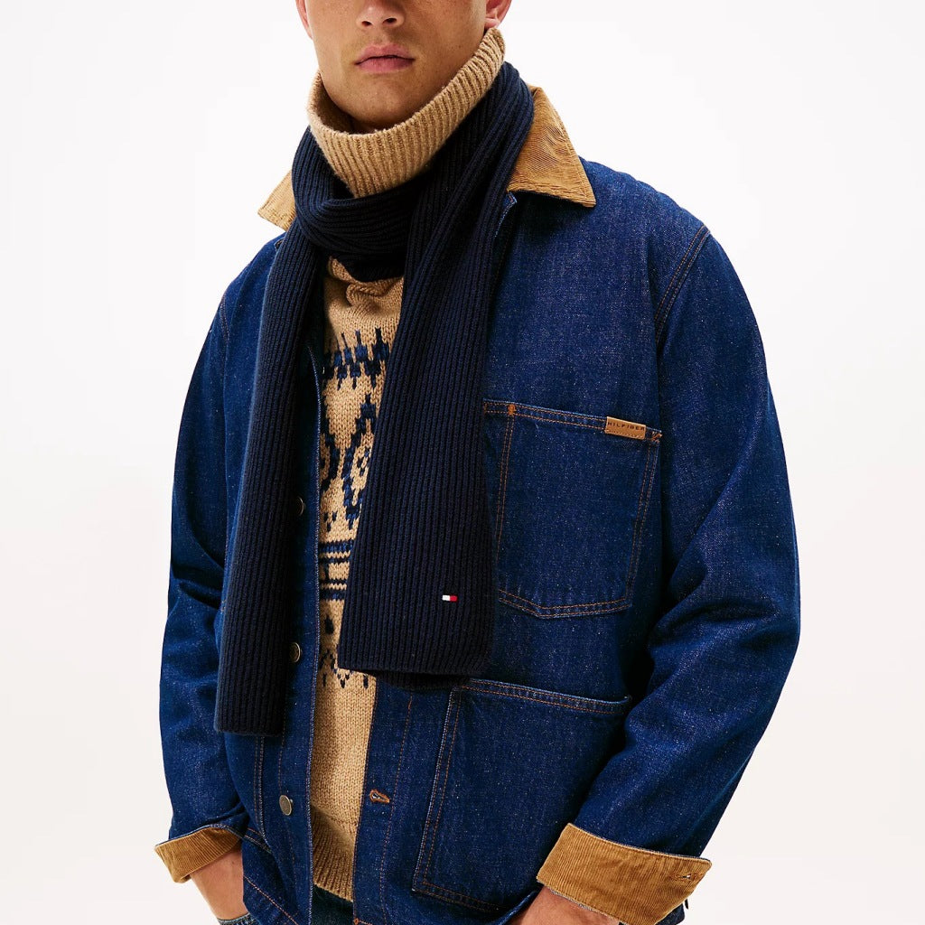 TOMMY HILFIGER TH FLAG PIMA COTTON CASH en color AZUL (6)