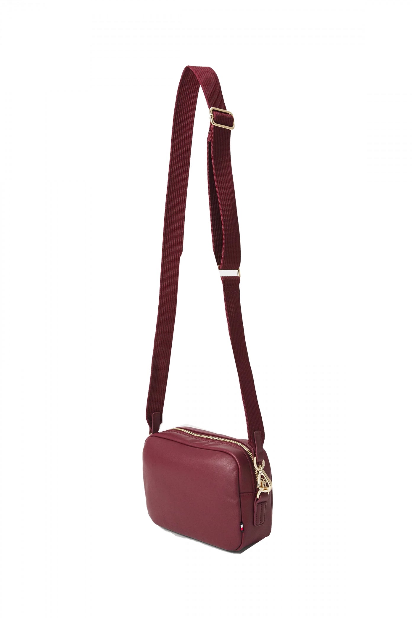 TOMMY HILFIGER POPETTE SOFT CAMERA BAG en color BURDEOS (4)