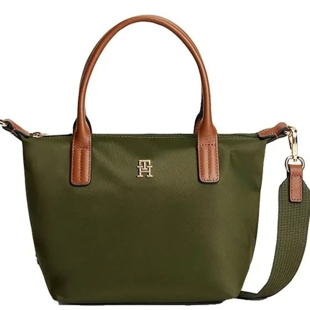 TOMMY HILFIGER AWAW POPETTE MINI TOTE en color VERDE (4)
