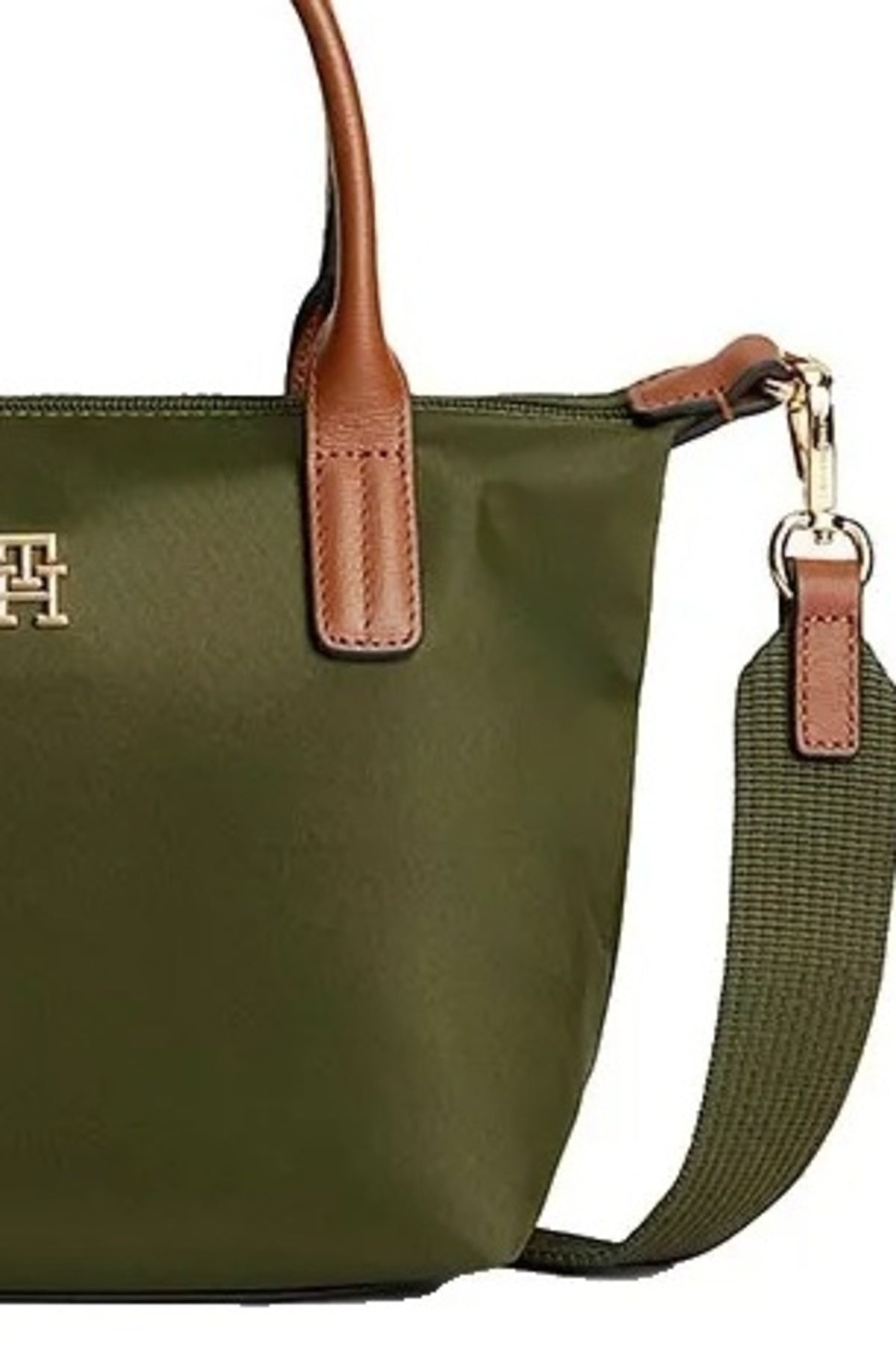 TOMMY HILFIGER AWAW POPETTE MINI TOTE en color VERDE (2)