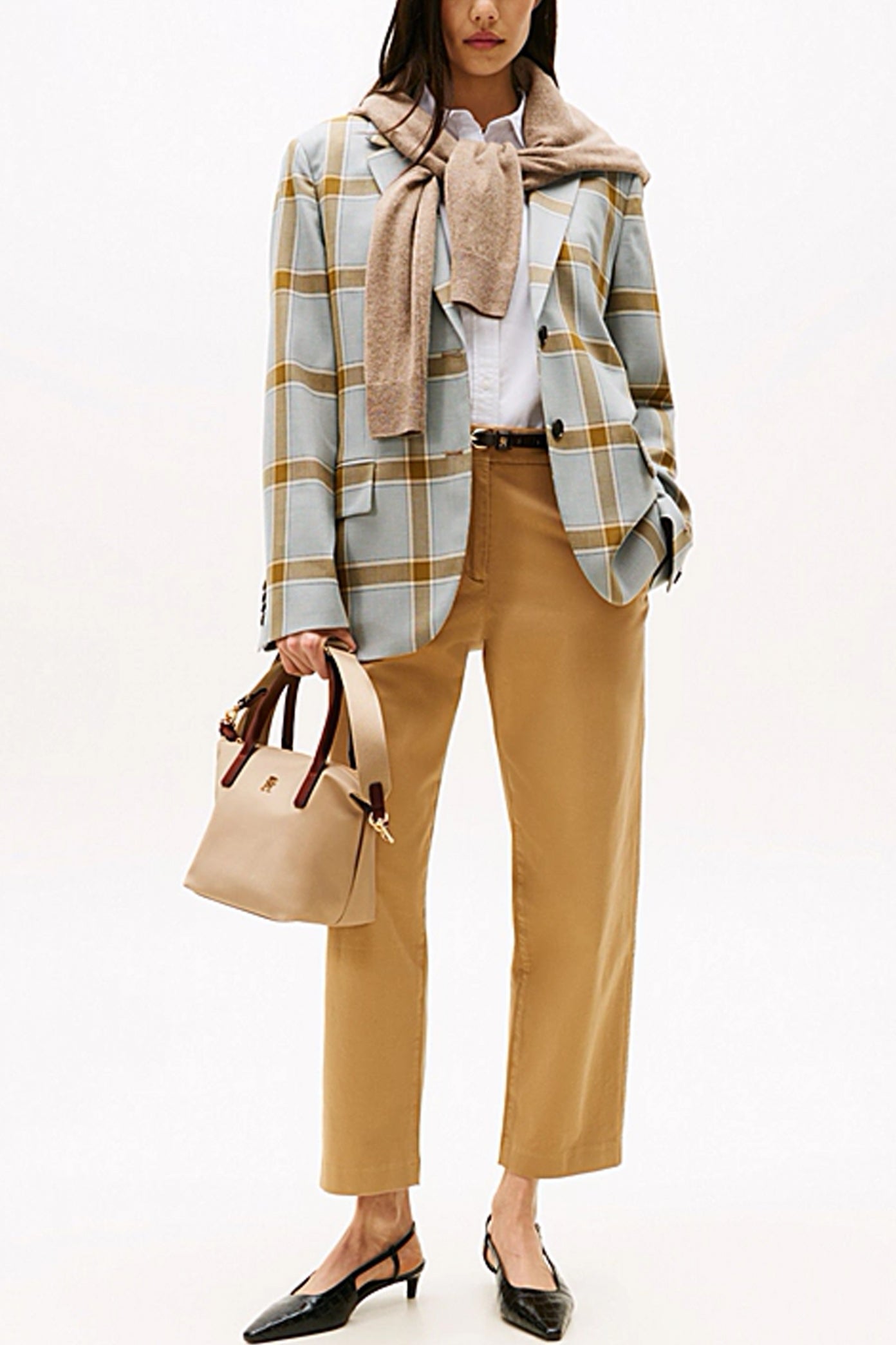 TOMMY HILFIGER POPETTE MINI TOTE en color BEIS (1)