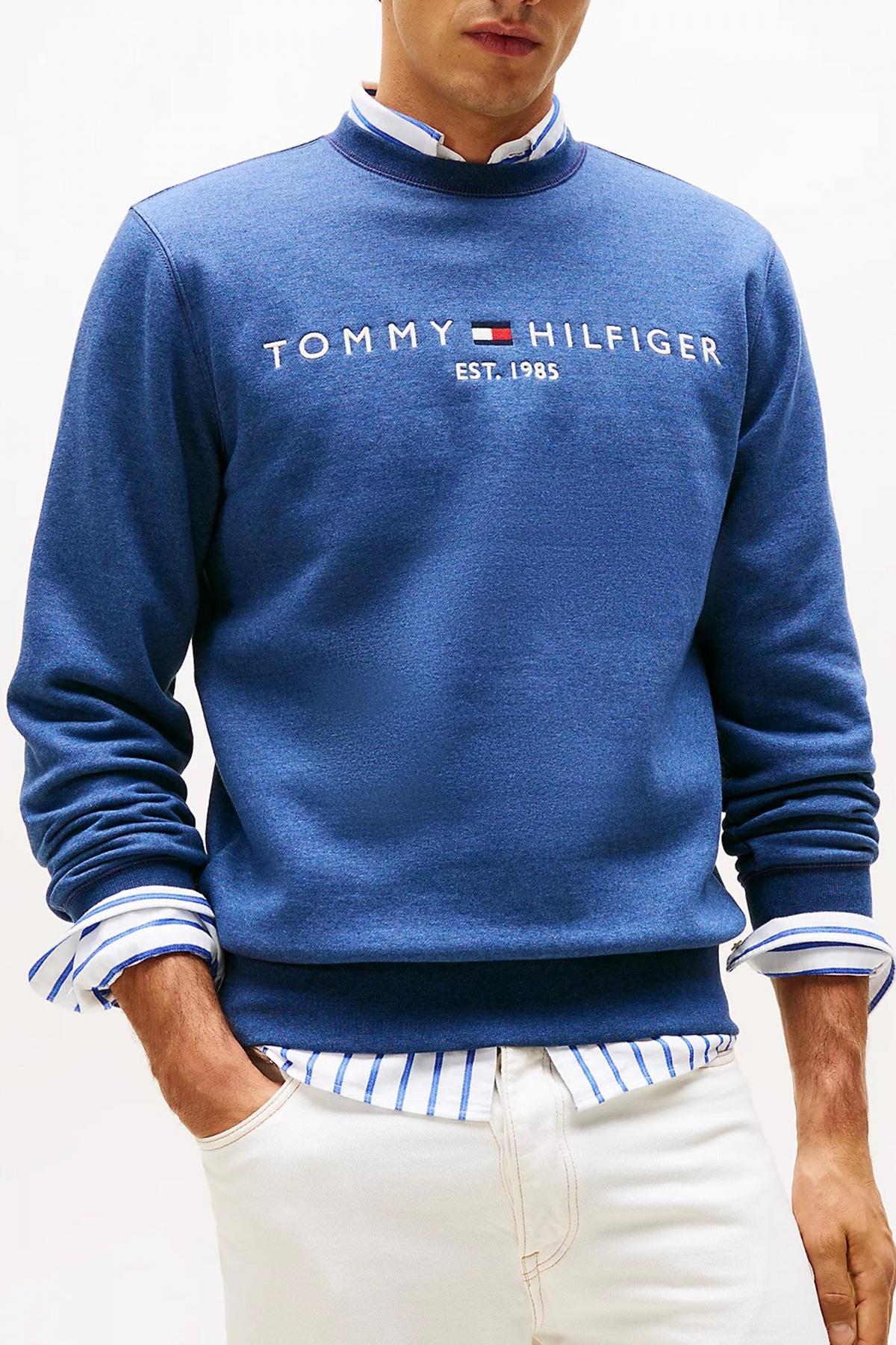 TOMMY HILFIGER TOMMY LOGO SWEATSHIRT en color AZUL (1)