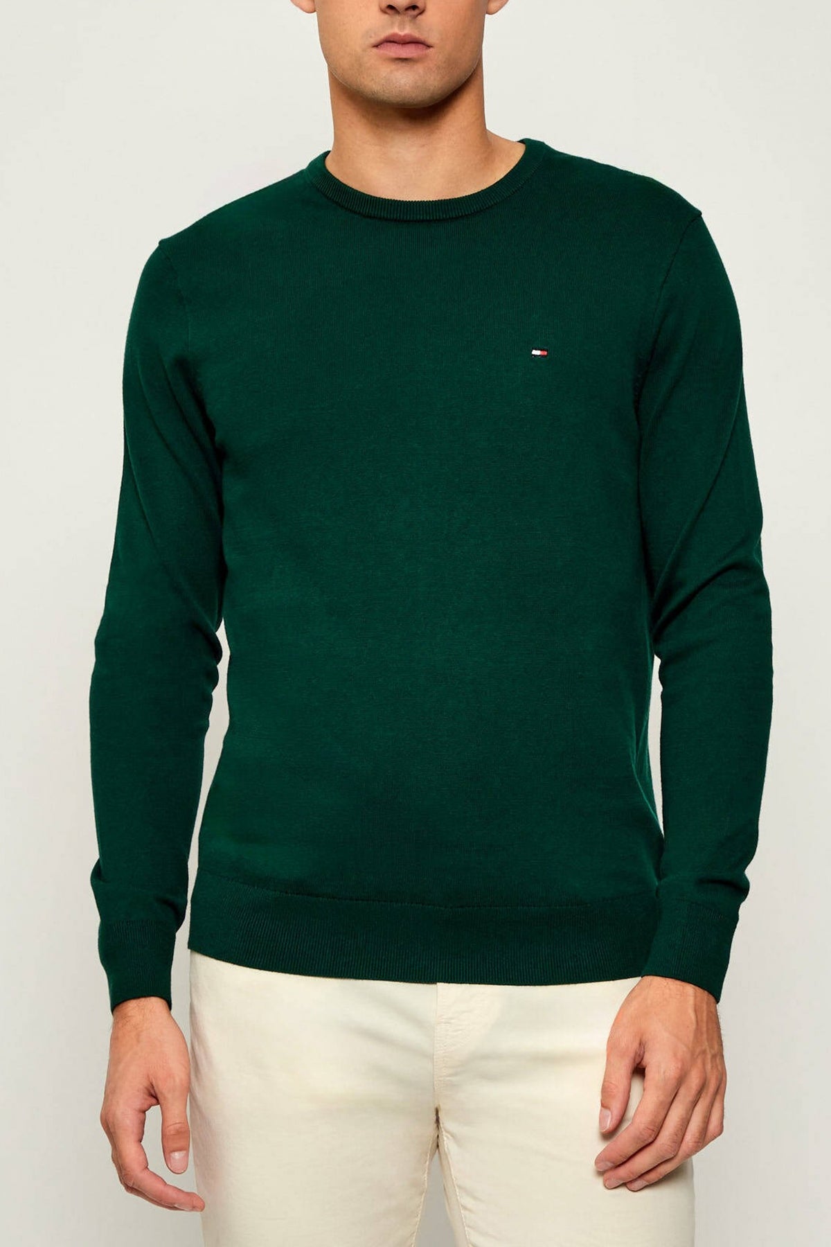 TOMMY HILFIGER ESSENTIAL SSNL COTTON CR en color VERDE (1)