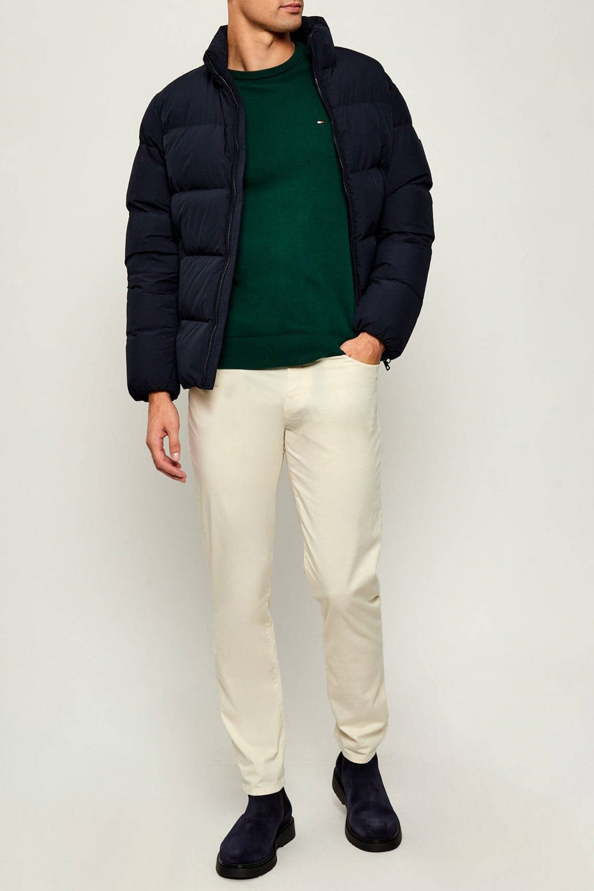 TOMMY HILFIGER ESSENTIAL SSNL COTTON CR en color VERDE (4)