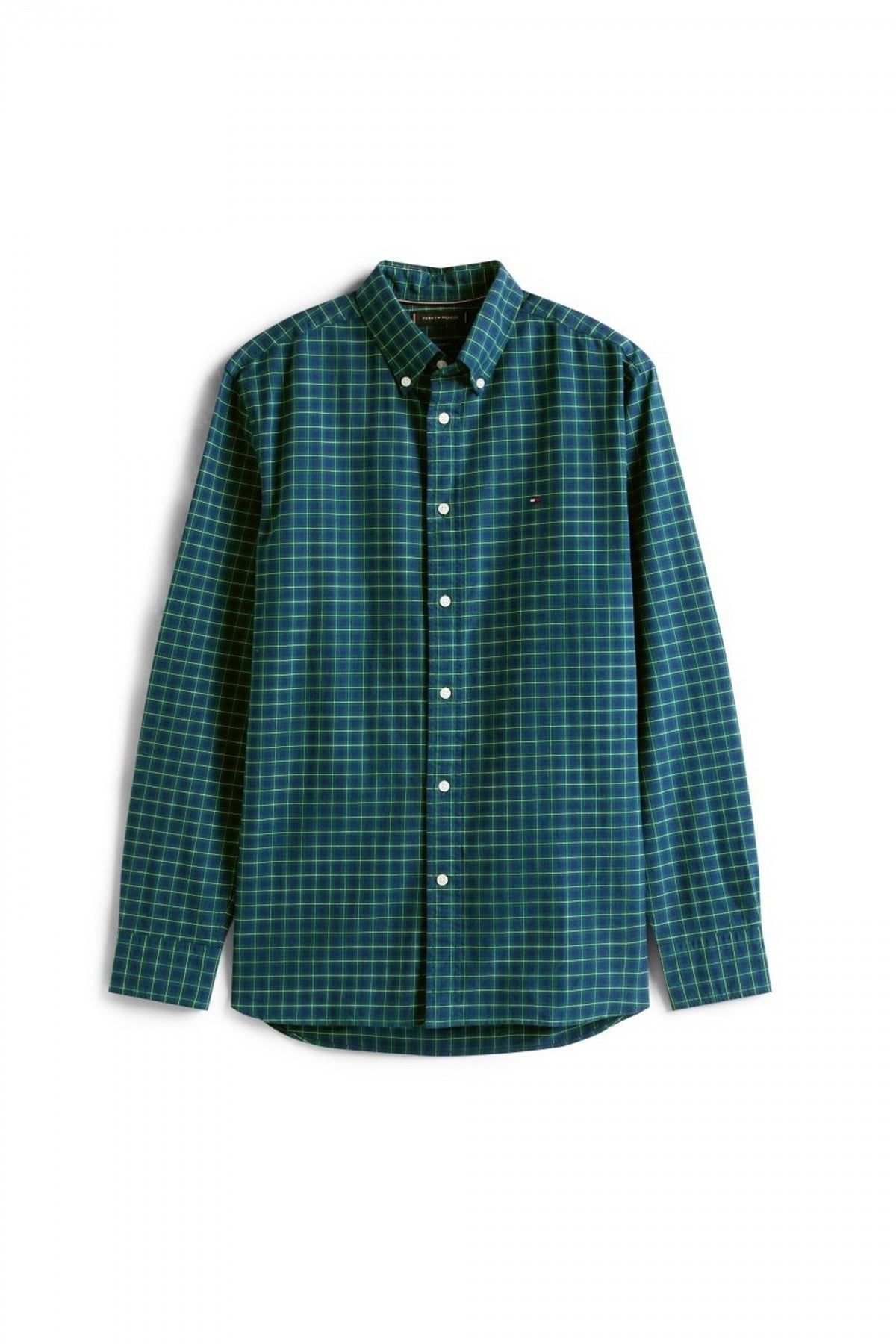 TOMMY HILFIGER HERITAGE OXF SEAS CHECK en color VERDE (2)