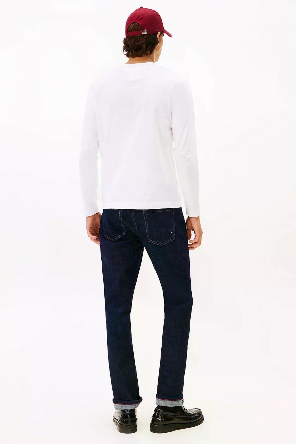 TOMMY HILFIGER TOMMY LOGO LONG SLEEVE T en color BLANCO (3)