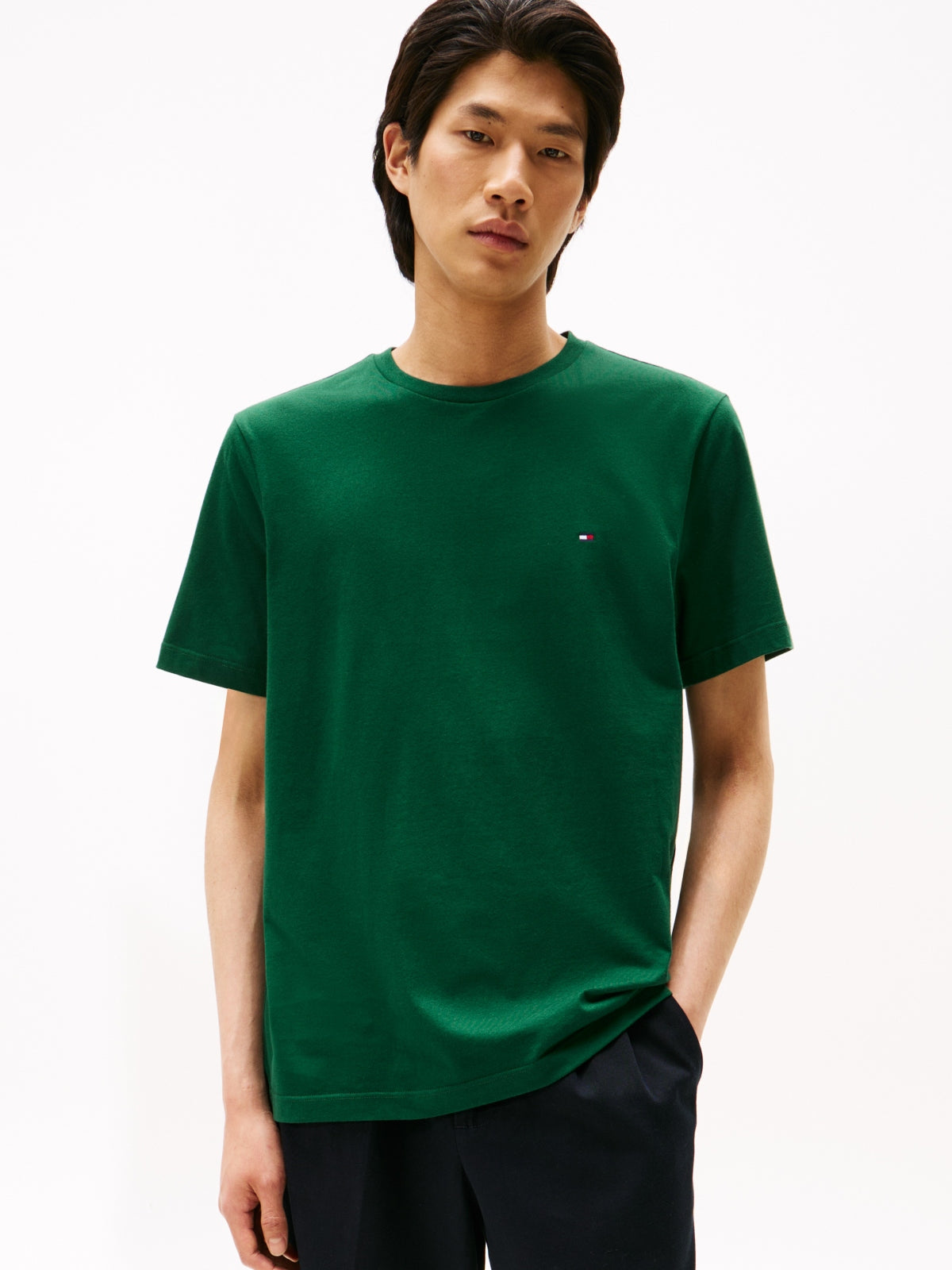 TOMMY HILFIGER MWMW CORE ESSENTIALS en color VERDE (1)