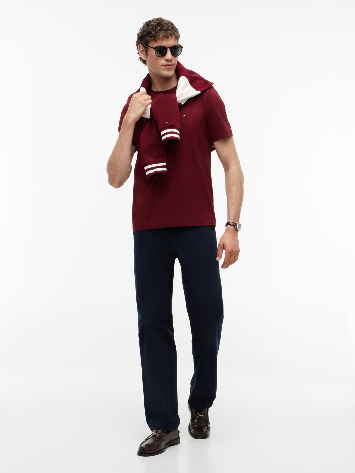TOMMY HILFIGER MWMW en color BURDEOS (1)