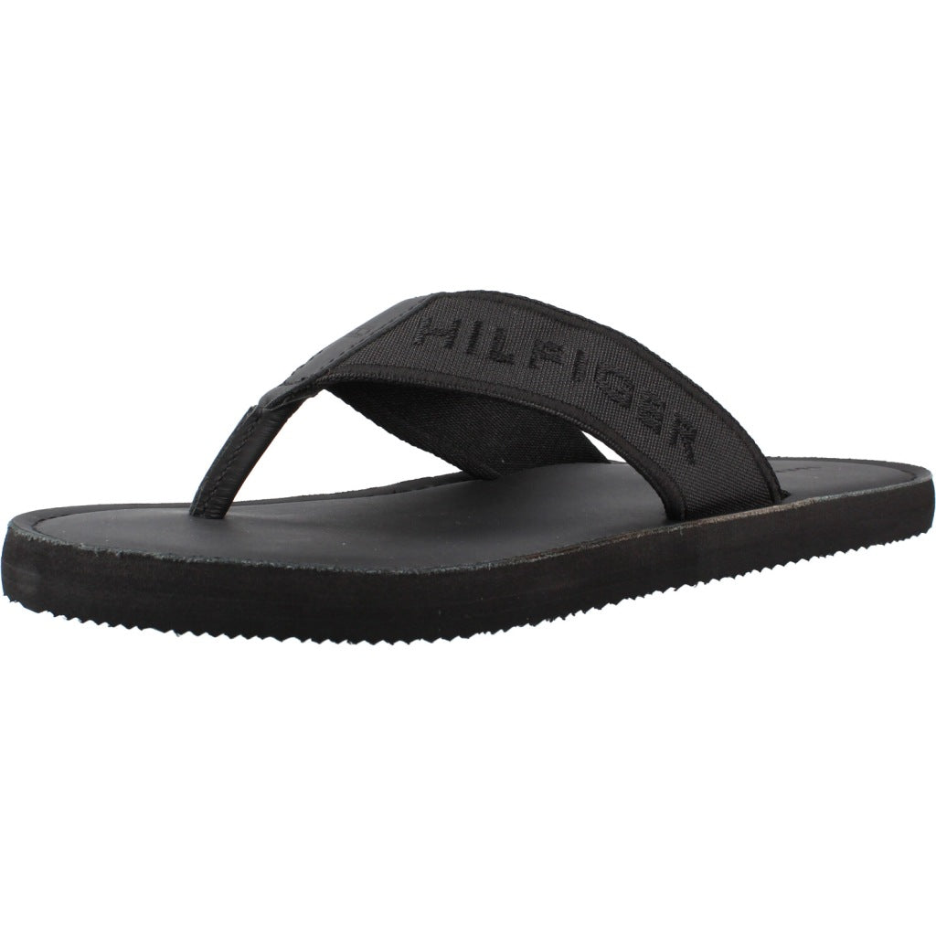 TOMMY HILFIGER HILFIGER LEATHER BEACH en color NEGRO (1)