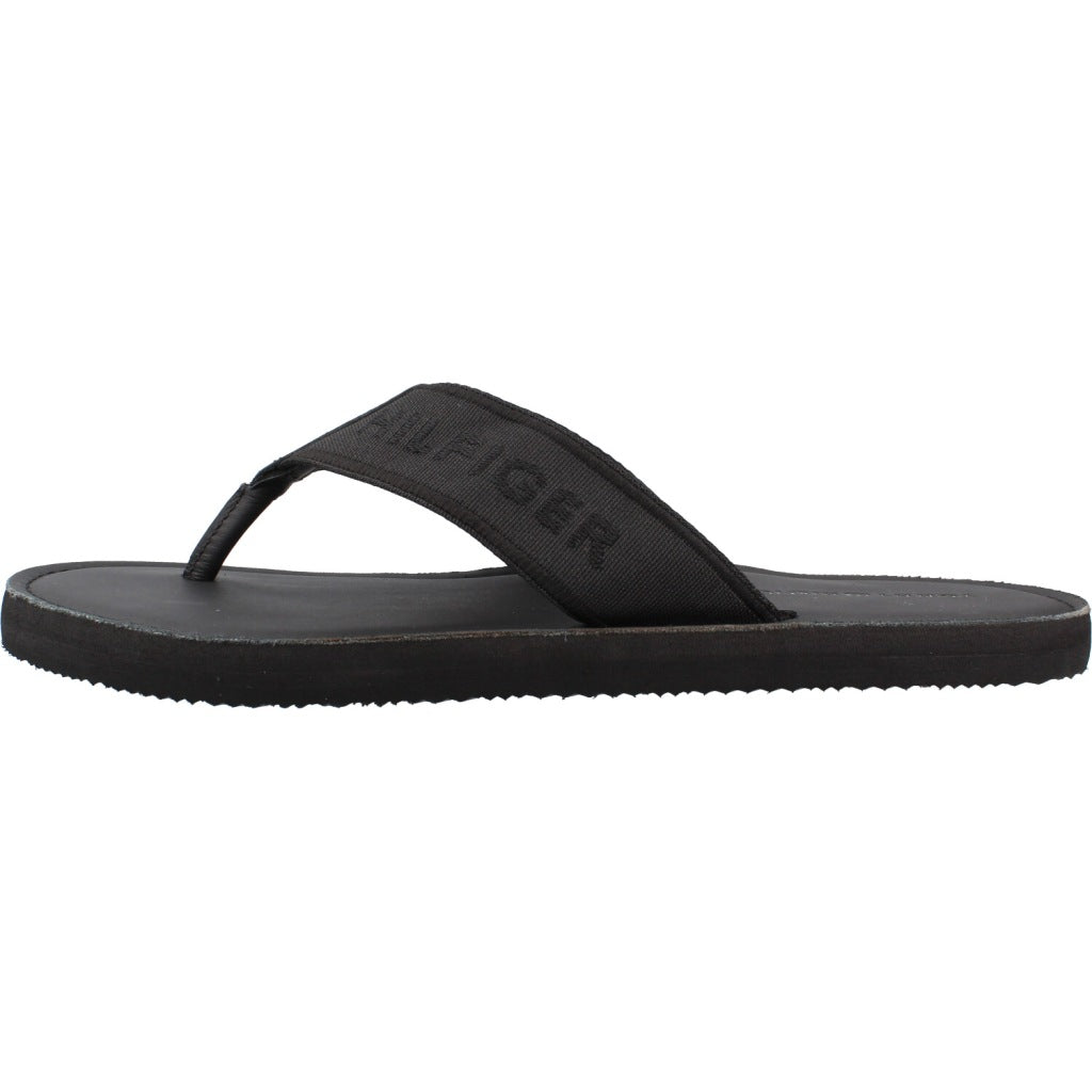 TOMMY HILFIGER HILFIGER LEATHER BEACH en color NEGRO (2)