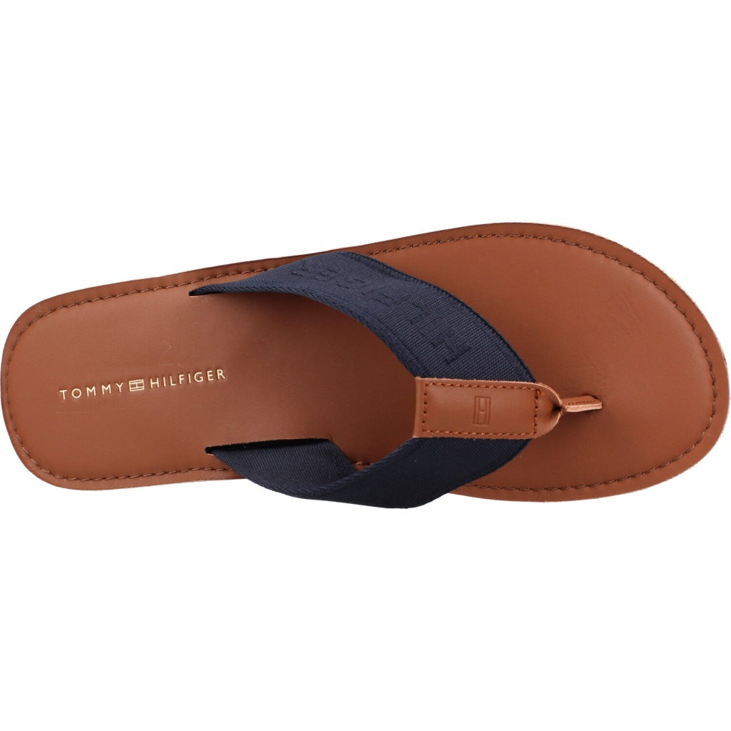 TOMMY HILFIGER HILFIGER LEATHER BEACH en color AZUL (7)