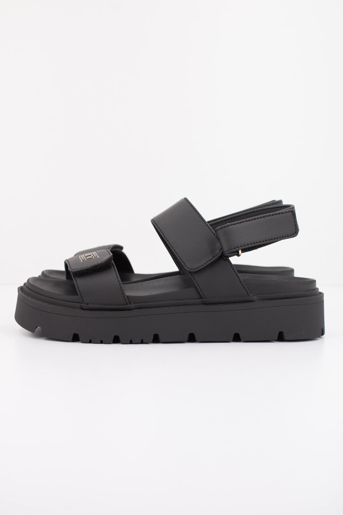 TOMMY HILFIGER SANDALIA TIRA ADHESIVA en color NEGRO (1)