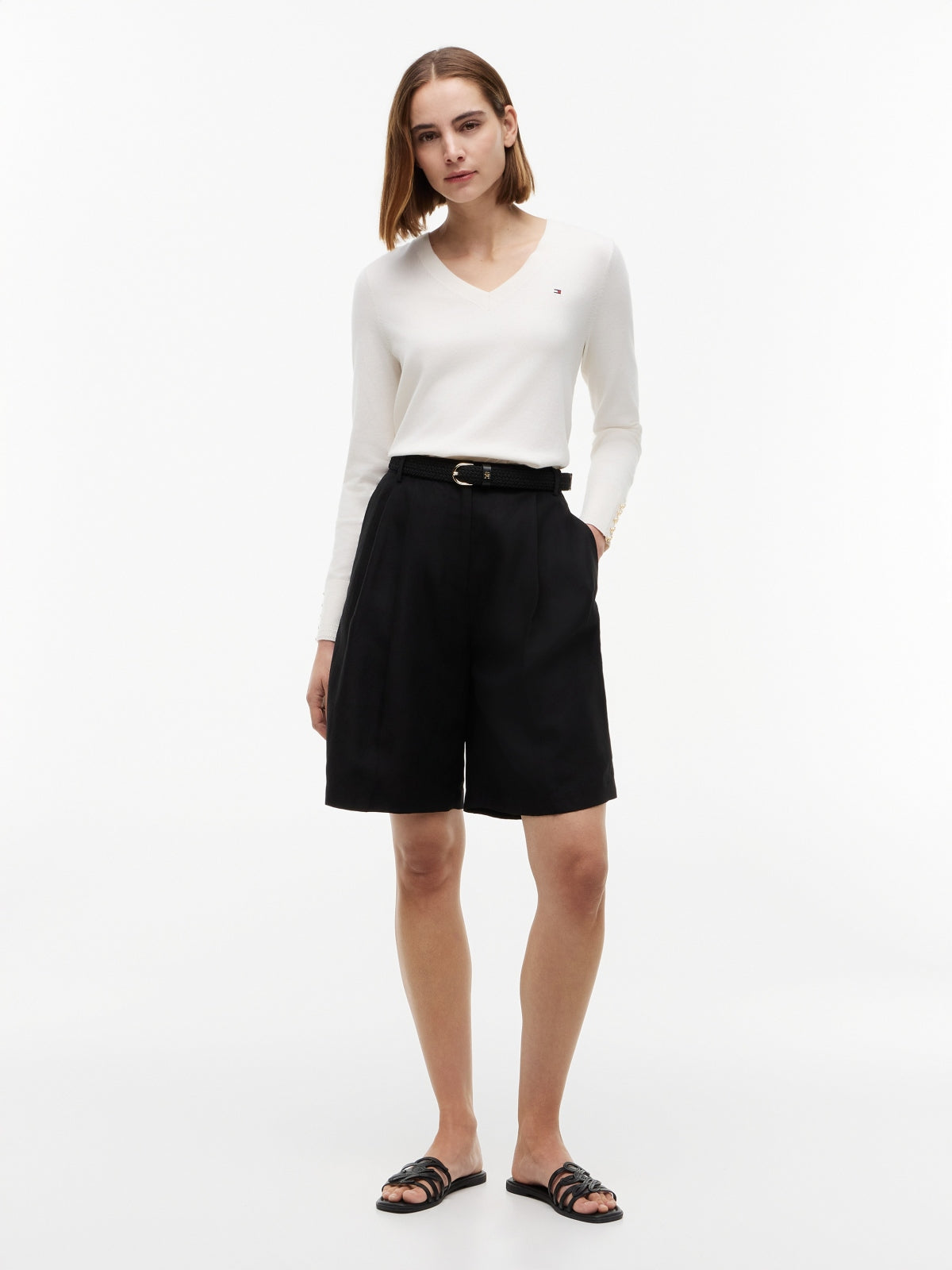 TOMMY HILFIGER WWWW CO JERSEY FINE SWT en color BLANCO (1)