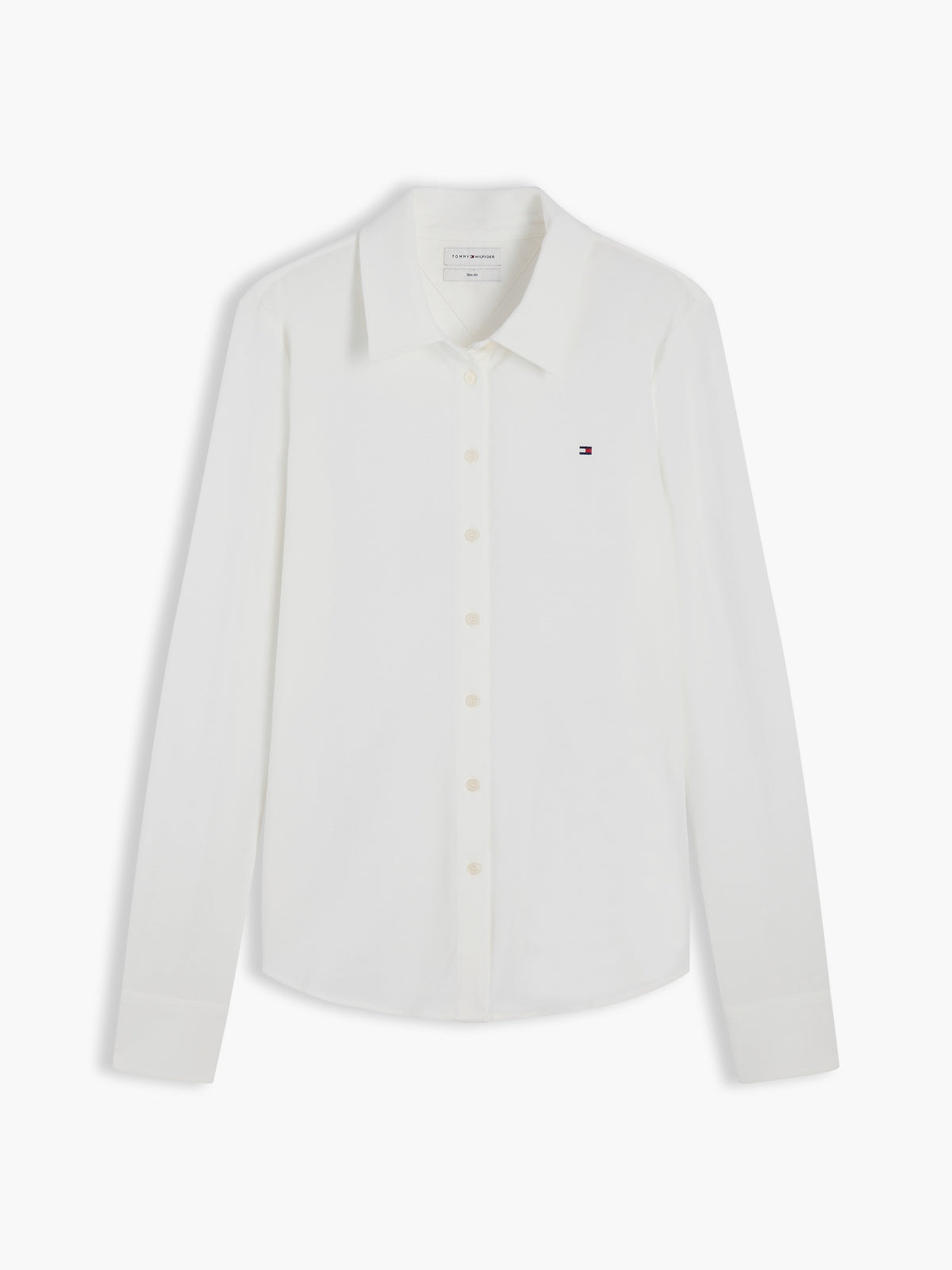 TOMMY HILFIGER WWWW SLIM PIQUE BTN DOWN en color BLANCO (1)