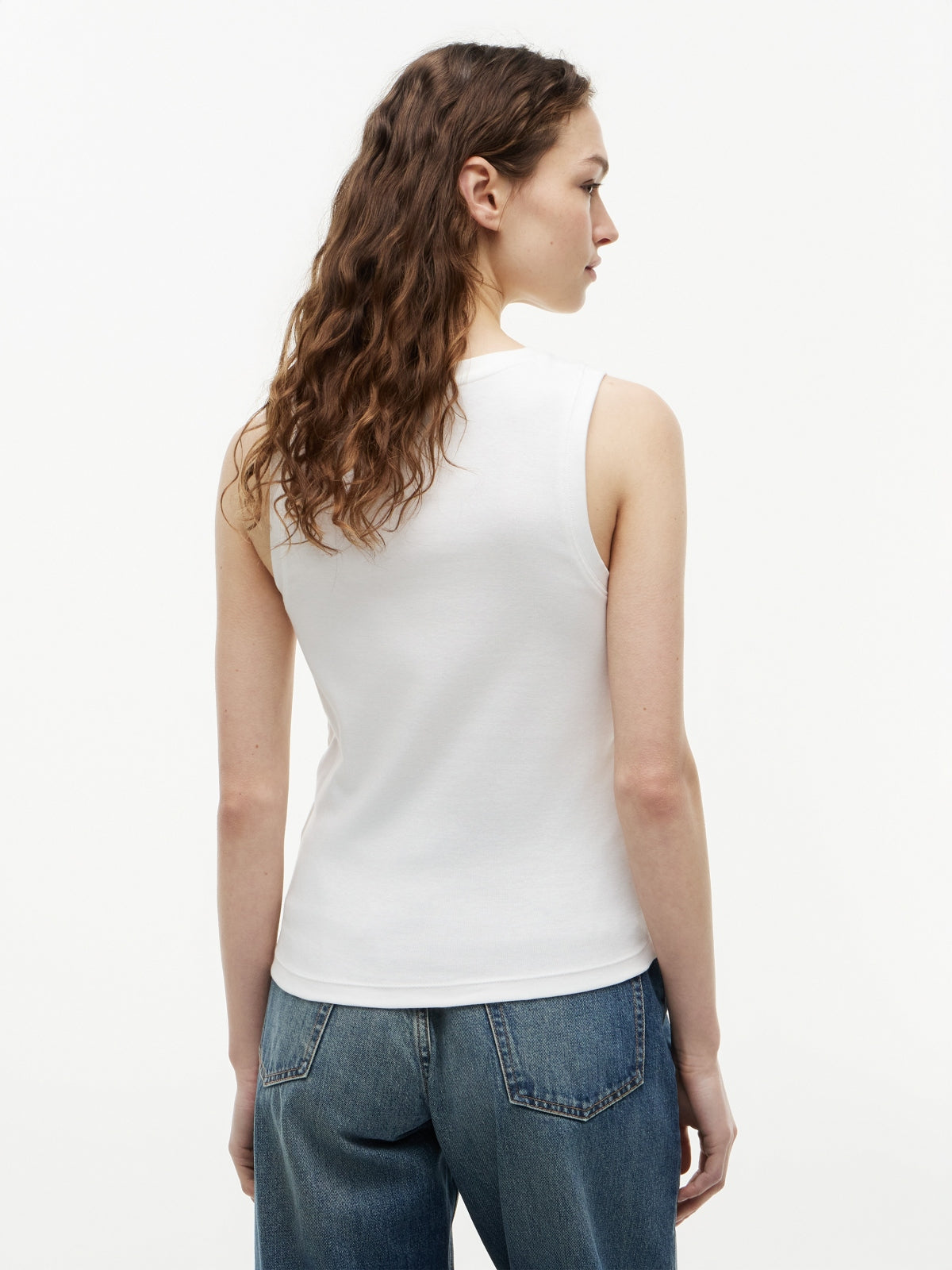TOMMY HILFIGER WWWW MULTISTRIPE TANK TOP en color BLANCO (2)